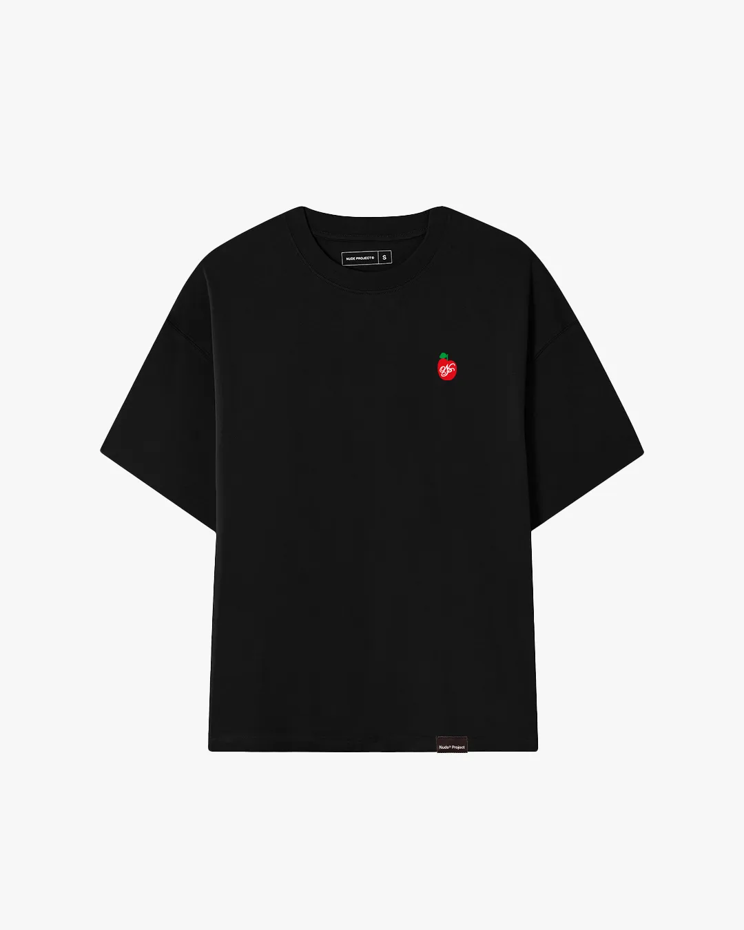 Apple Crew Slim Tee Black sold by Nude Project