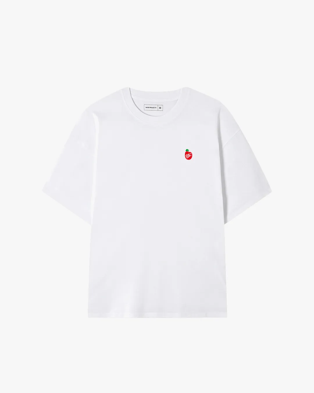 Apple Crew Slim Tee White sold by Nude Project