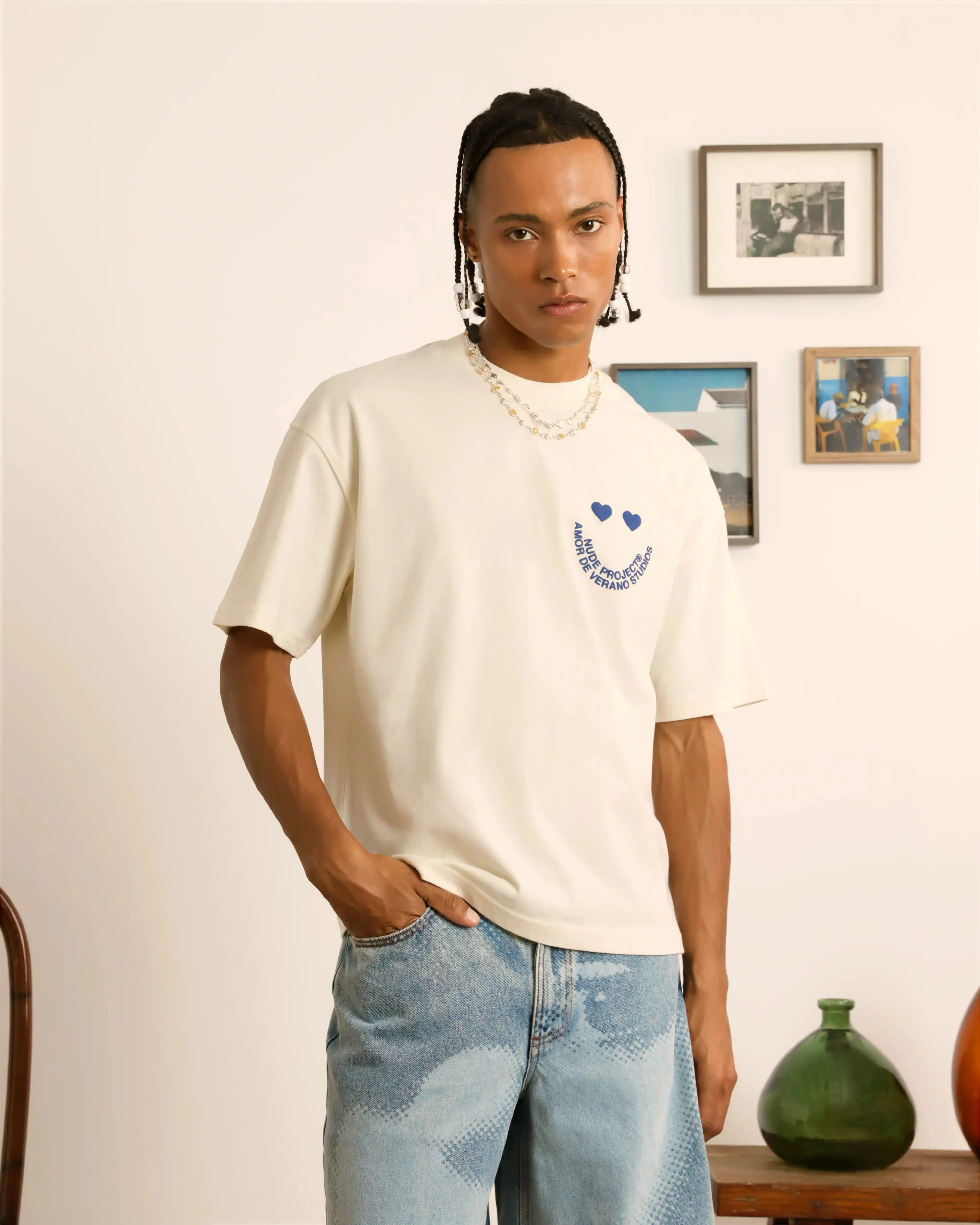 Happy Tee Marshmallow sold by Nude Project product image thumbnail 2