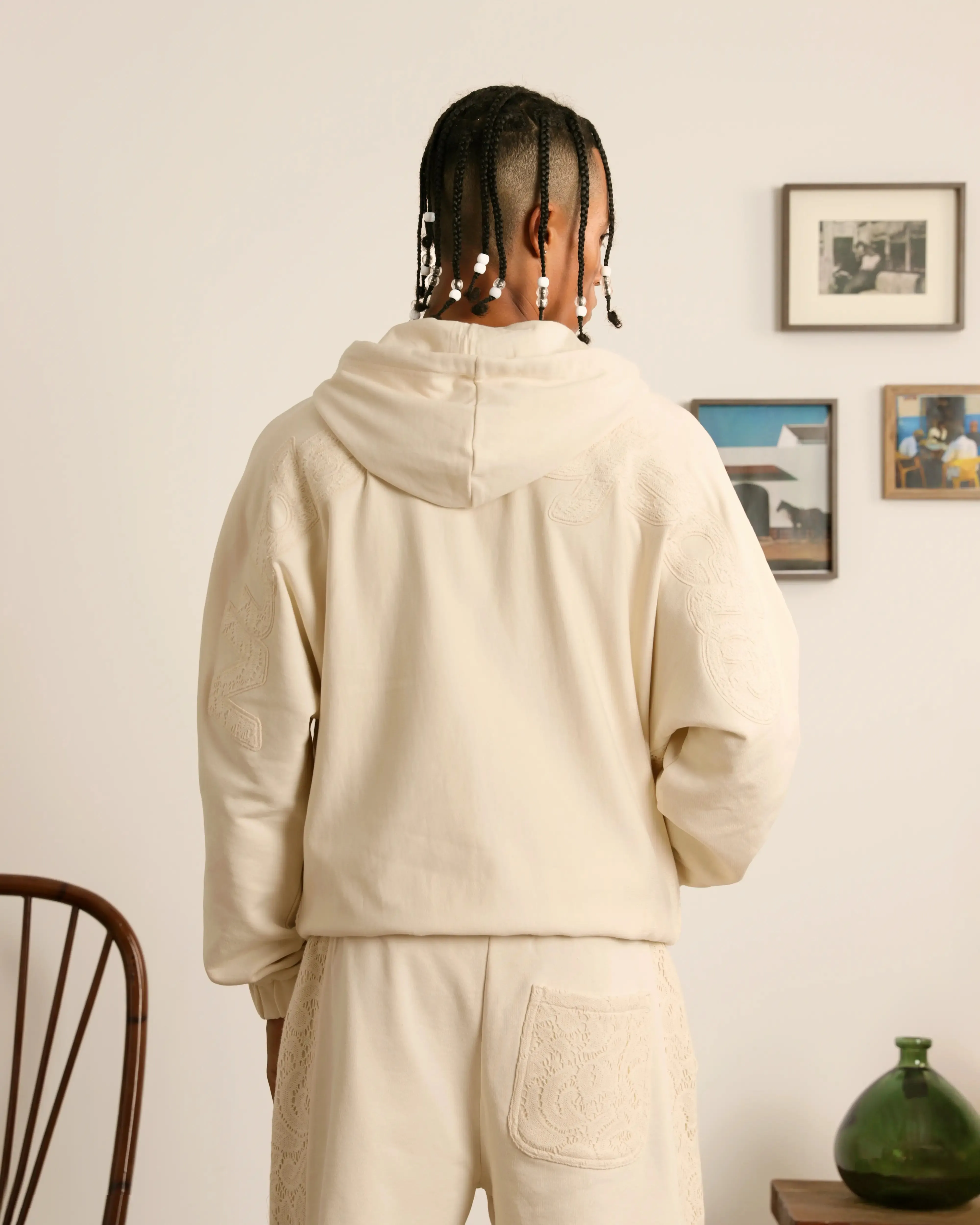 Lace Zip-Up Hoodie sold by Nude Project product image thumbnail 5