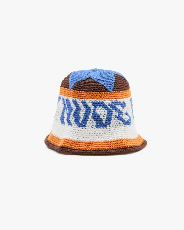 Crochet Bucket Brown sold by Nude Project