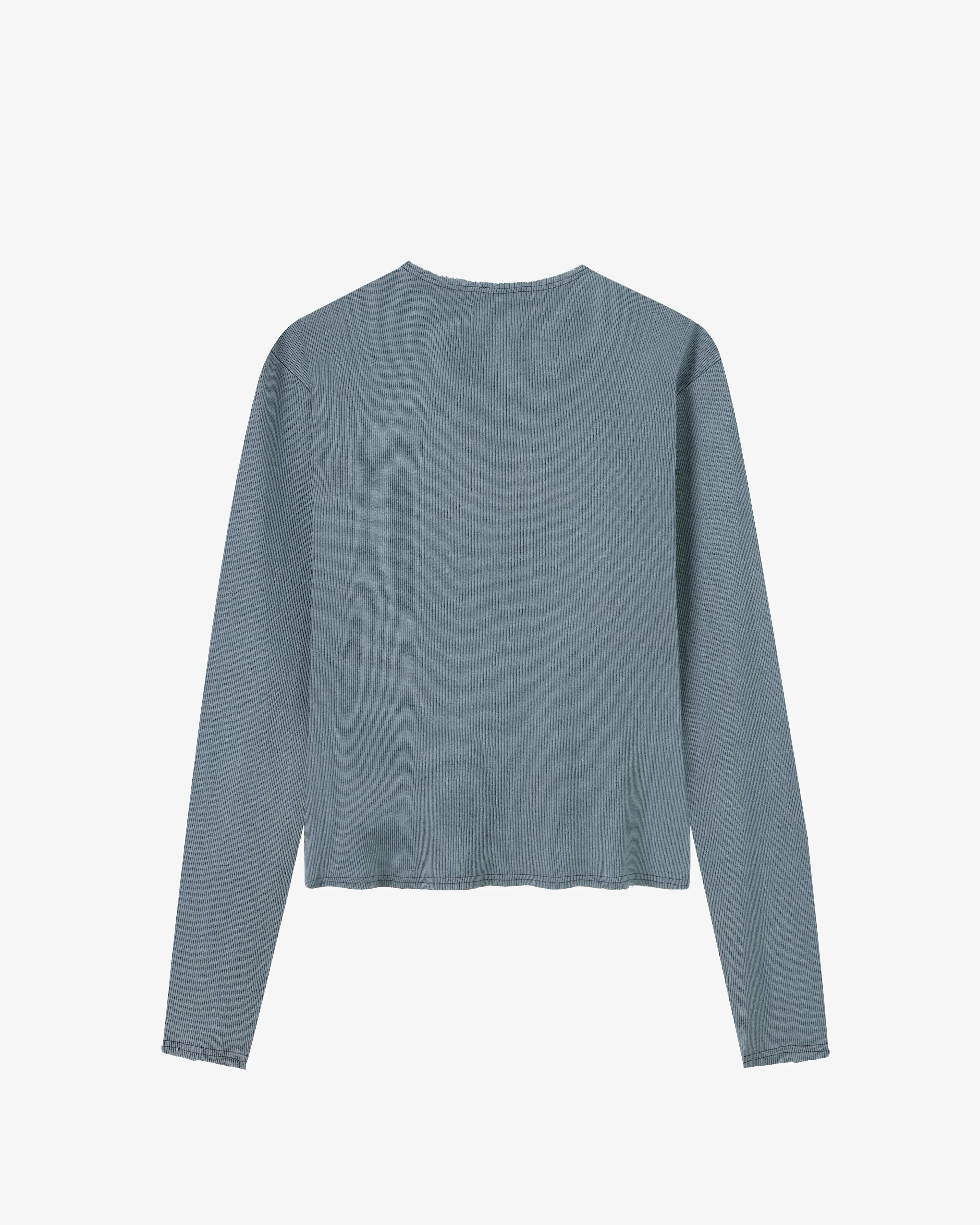 Liquid Slim Longsleeve Tee Grey sold by Nude Project product image thumbnail 4