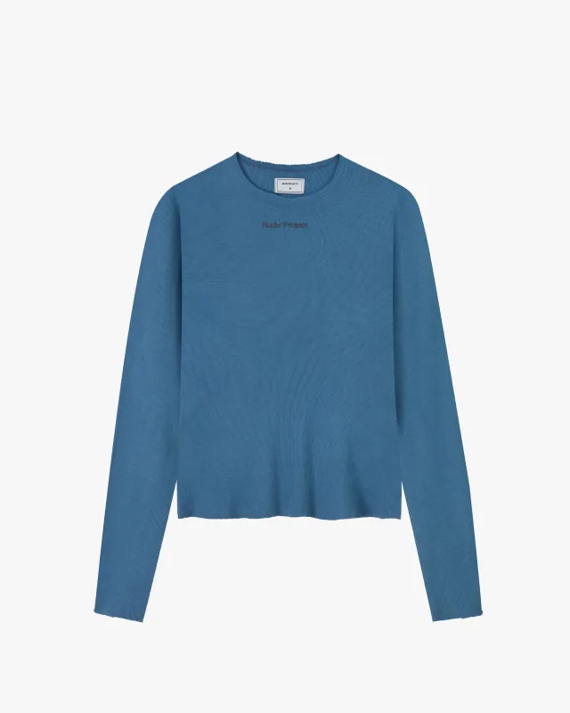Liquid Slim Longsleeve Tee Windward Blue sold by Nude Project