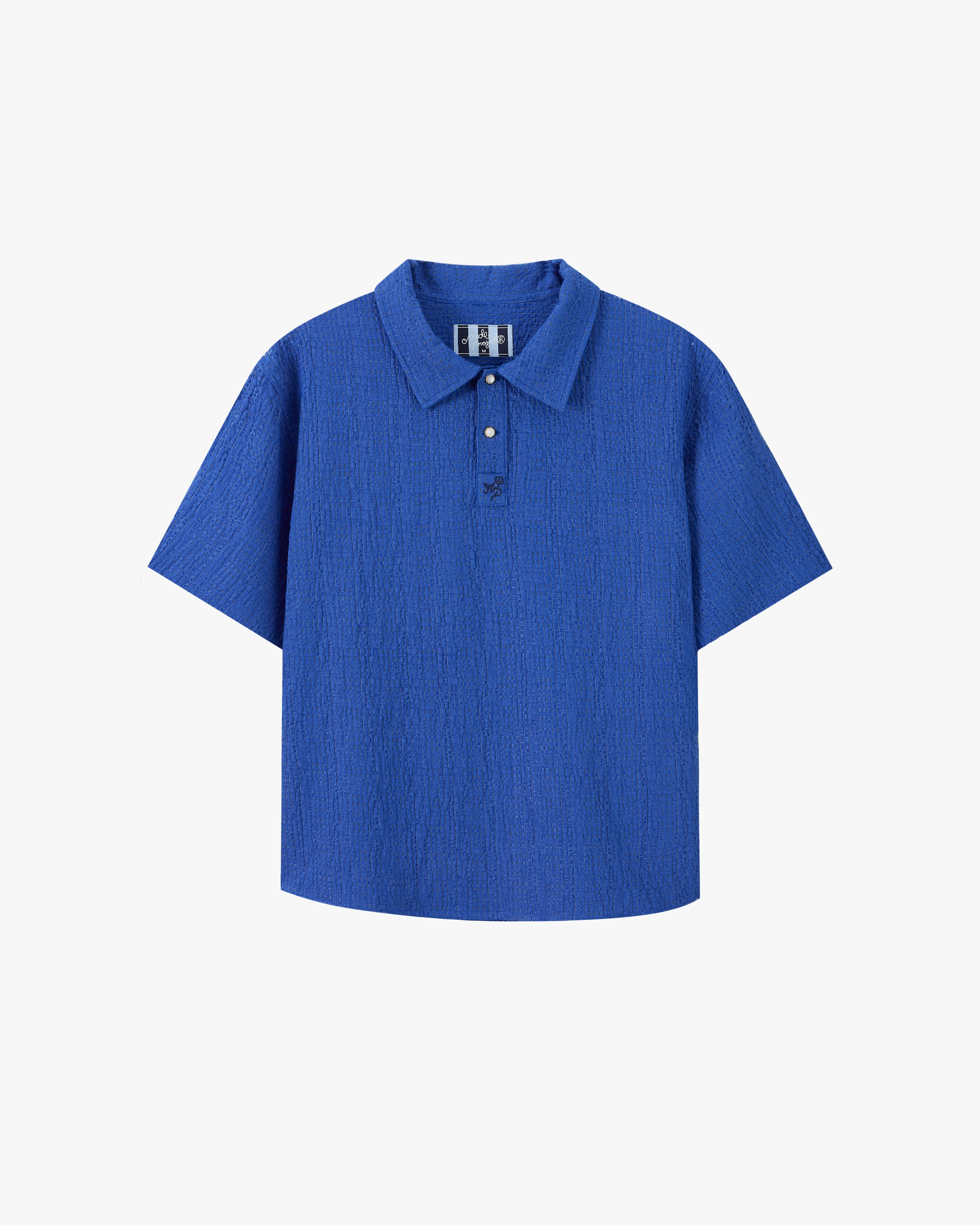 Half Polo Blue sold by Nude Project