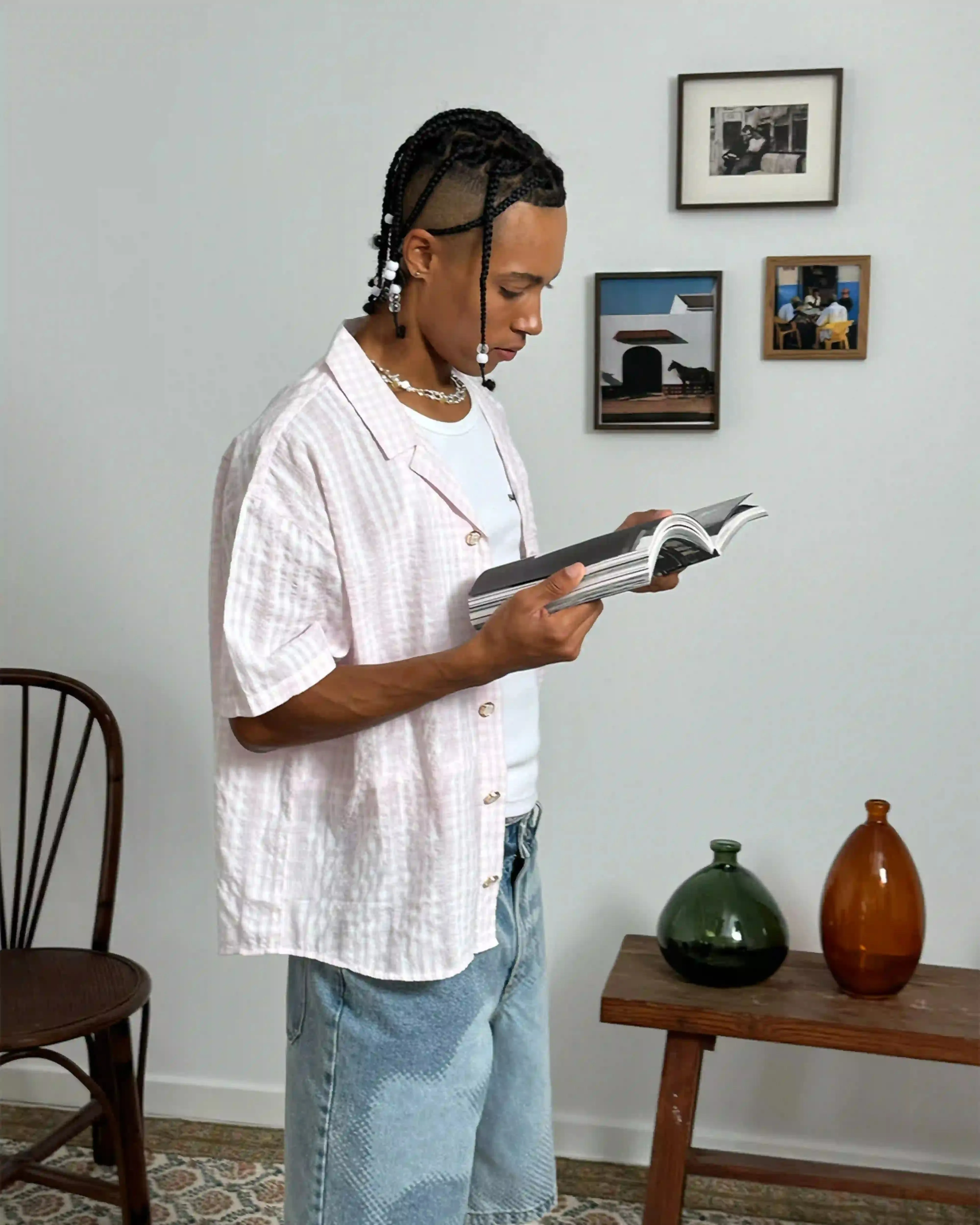 Block Shirt Pink sold by Nude Project product image thumbnail 5