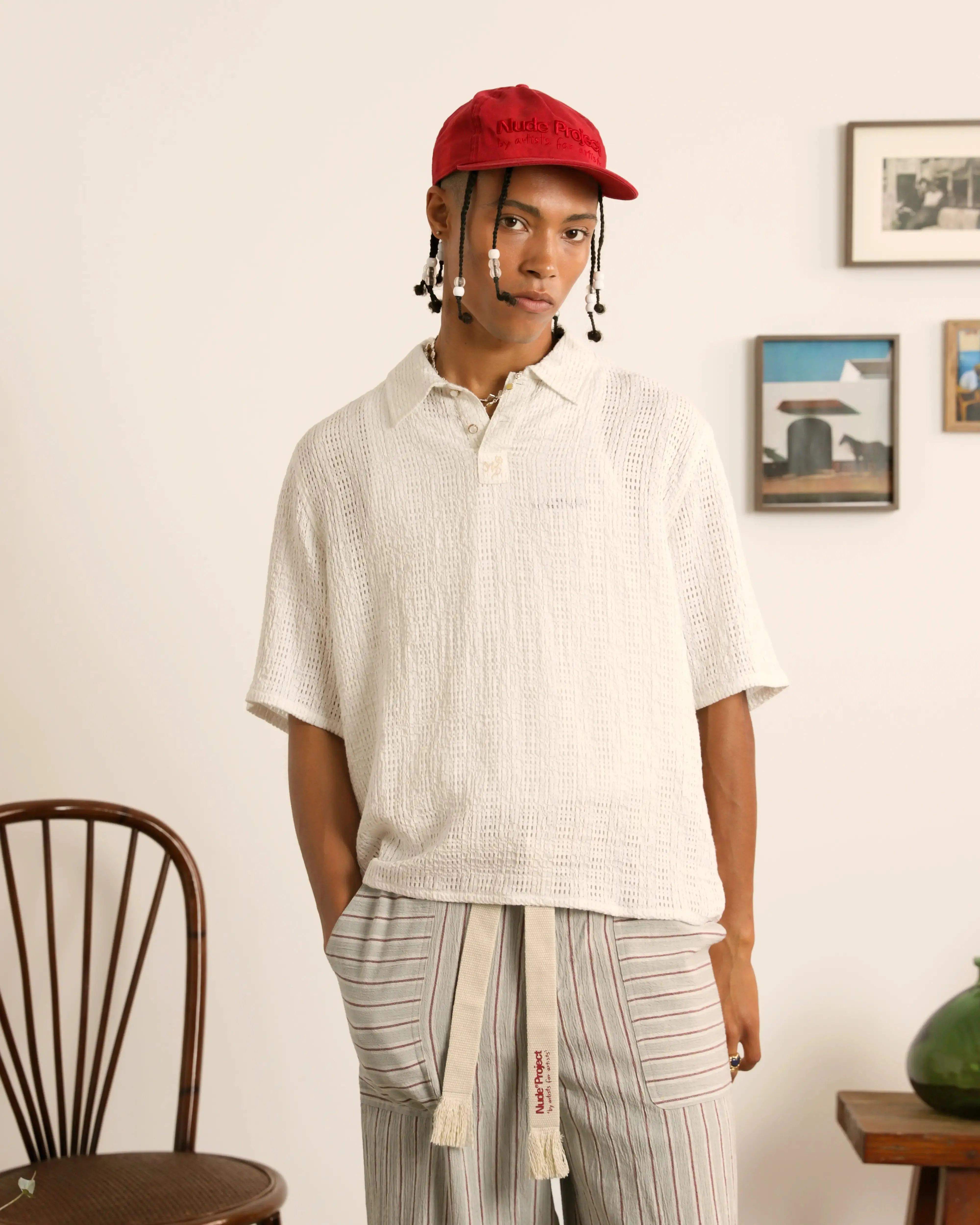 Half Polo White sold by Nude Project product image thumbnail 4