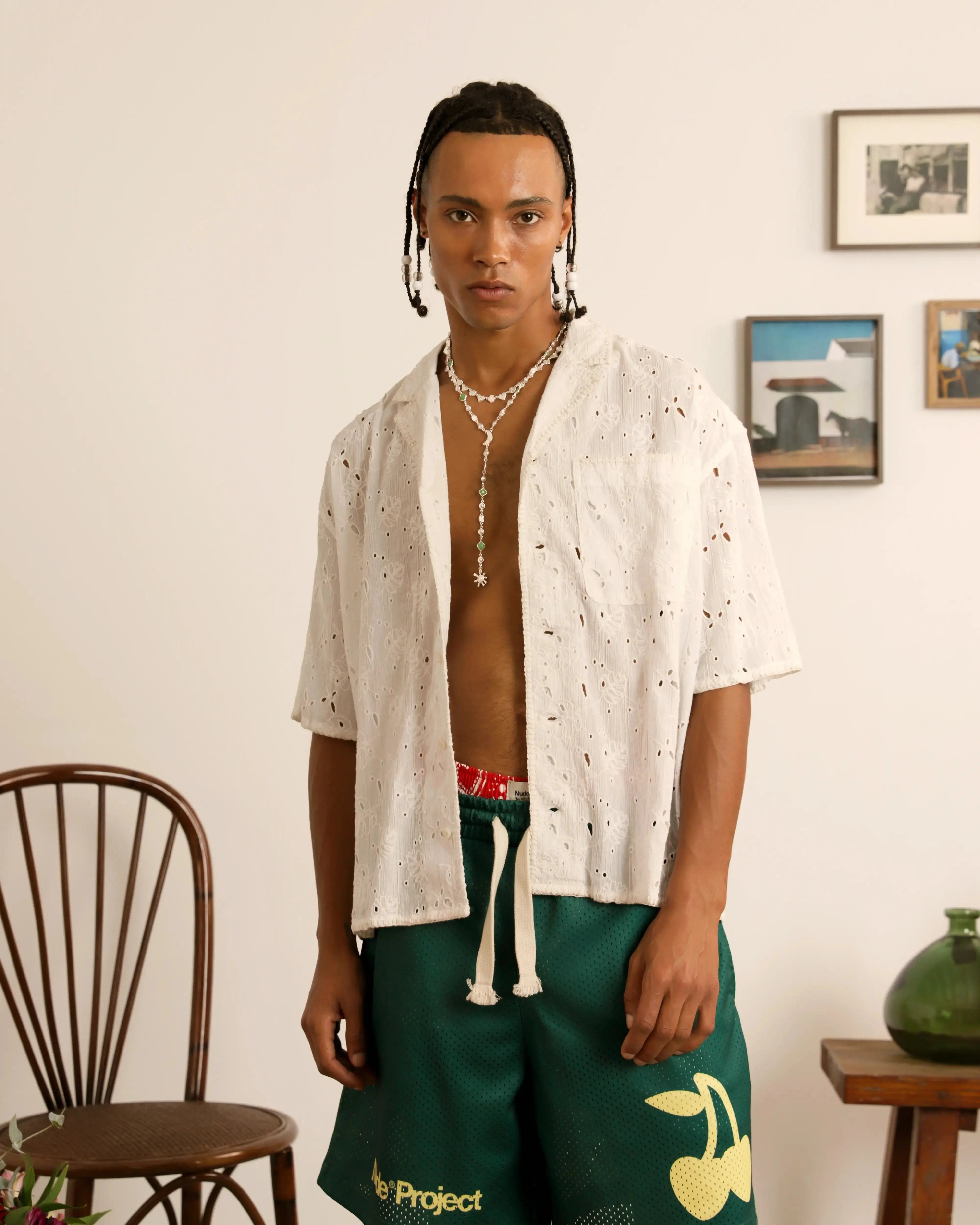 Leaf Shirt White sold by Nude Project product image thumbnail 2