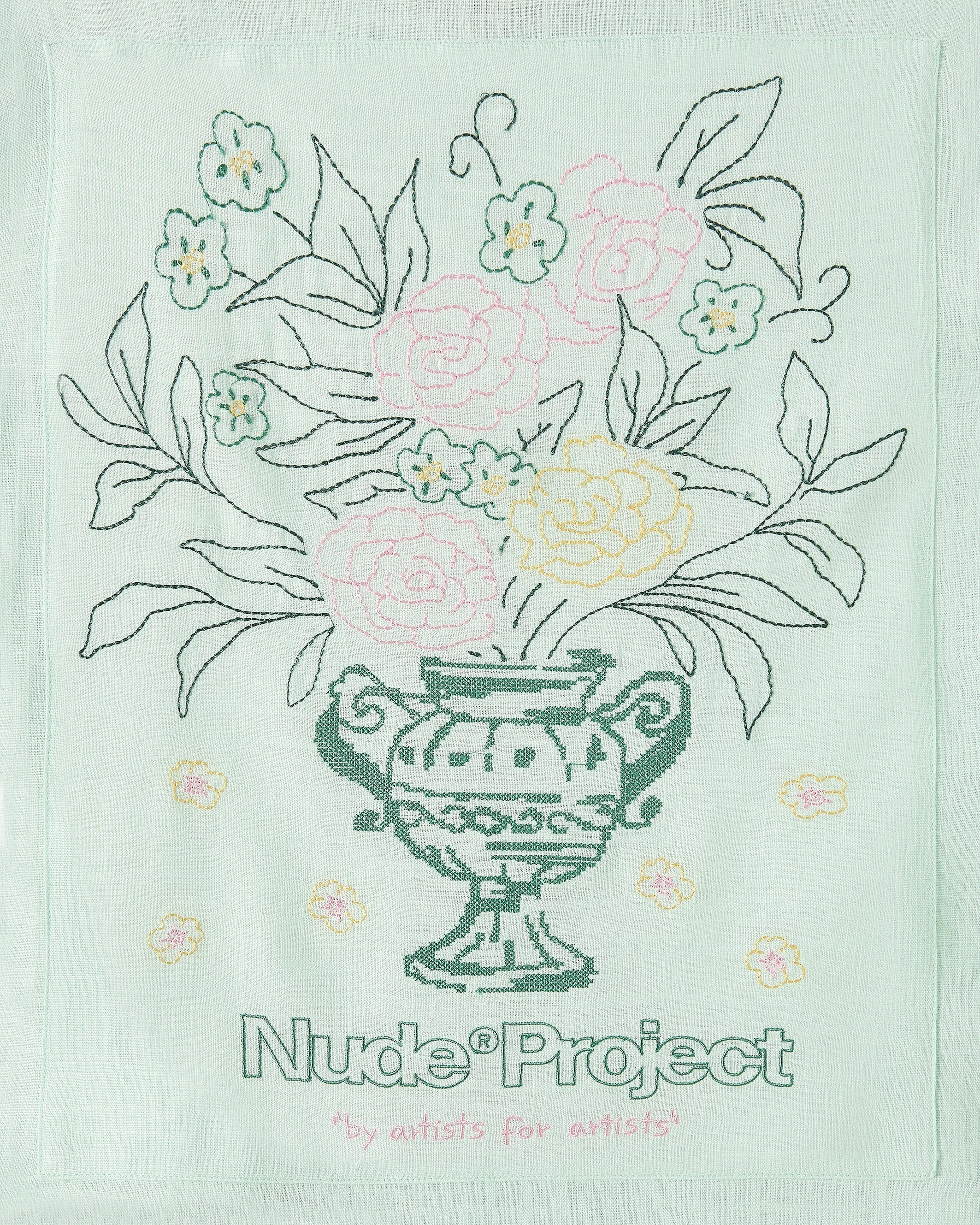 Kimchi Resort Shirt Aqua Green sold by Nude Project product image thumbnail 5