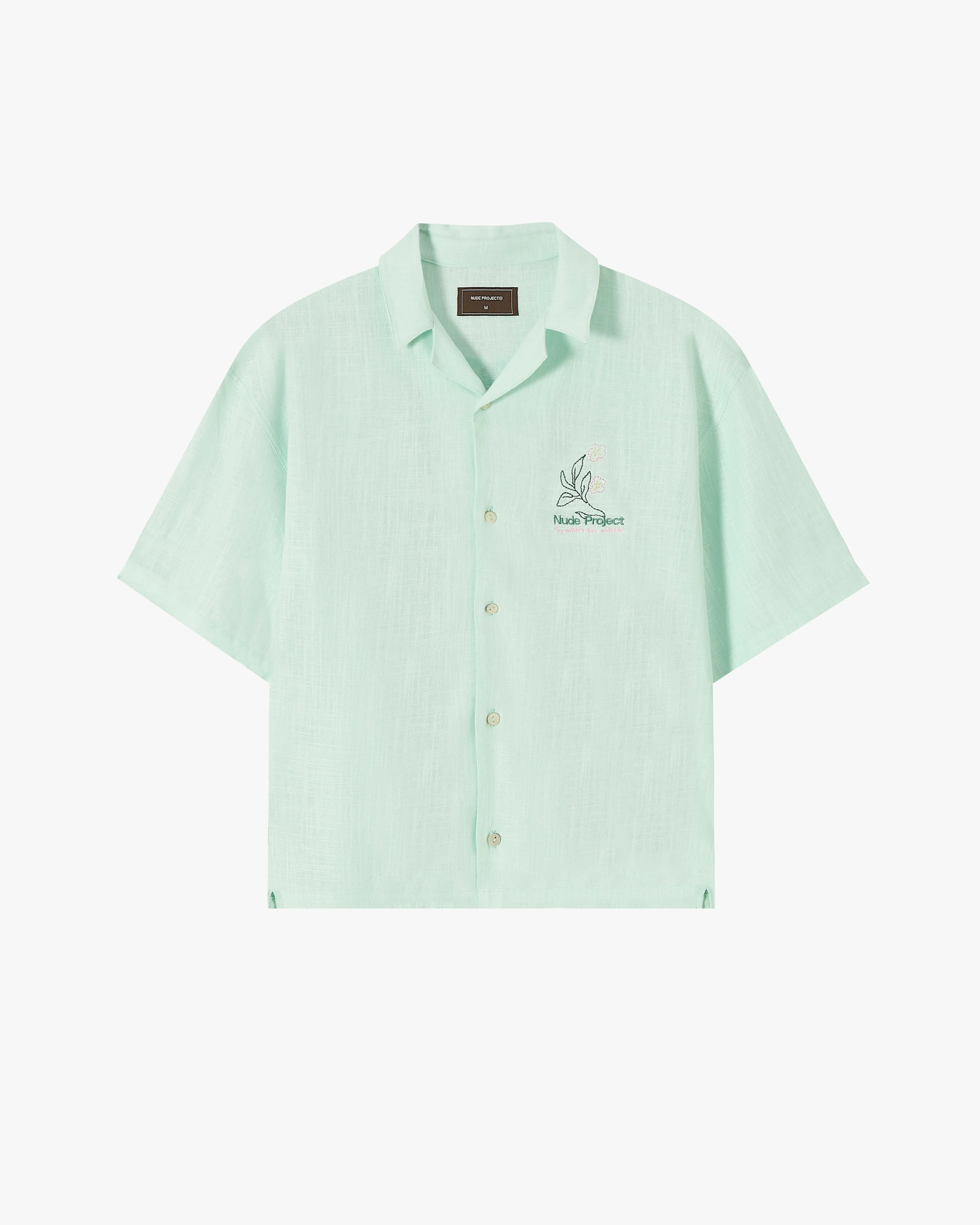 Kimchi Resort Shirt Aqua Green sold by Nude Project product image thumbnail 3
