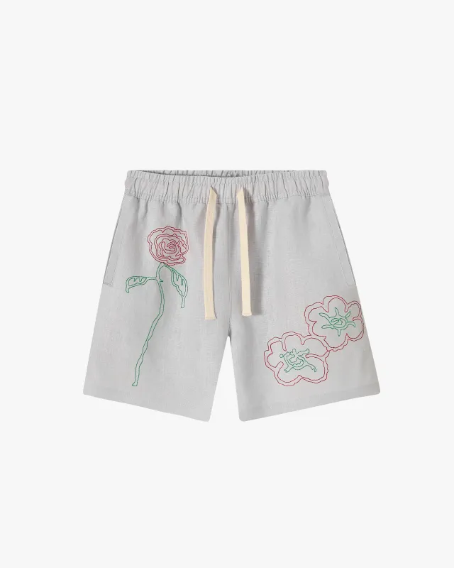 Rose Linen Shorts sold by Nude Project