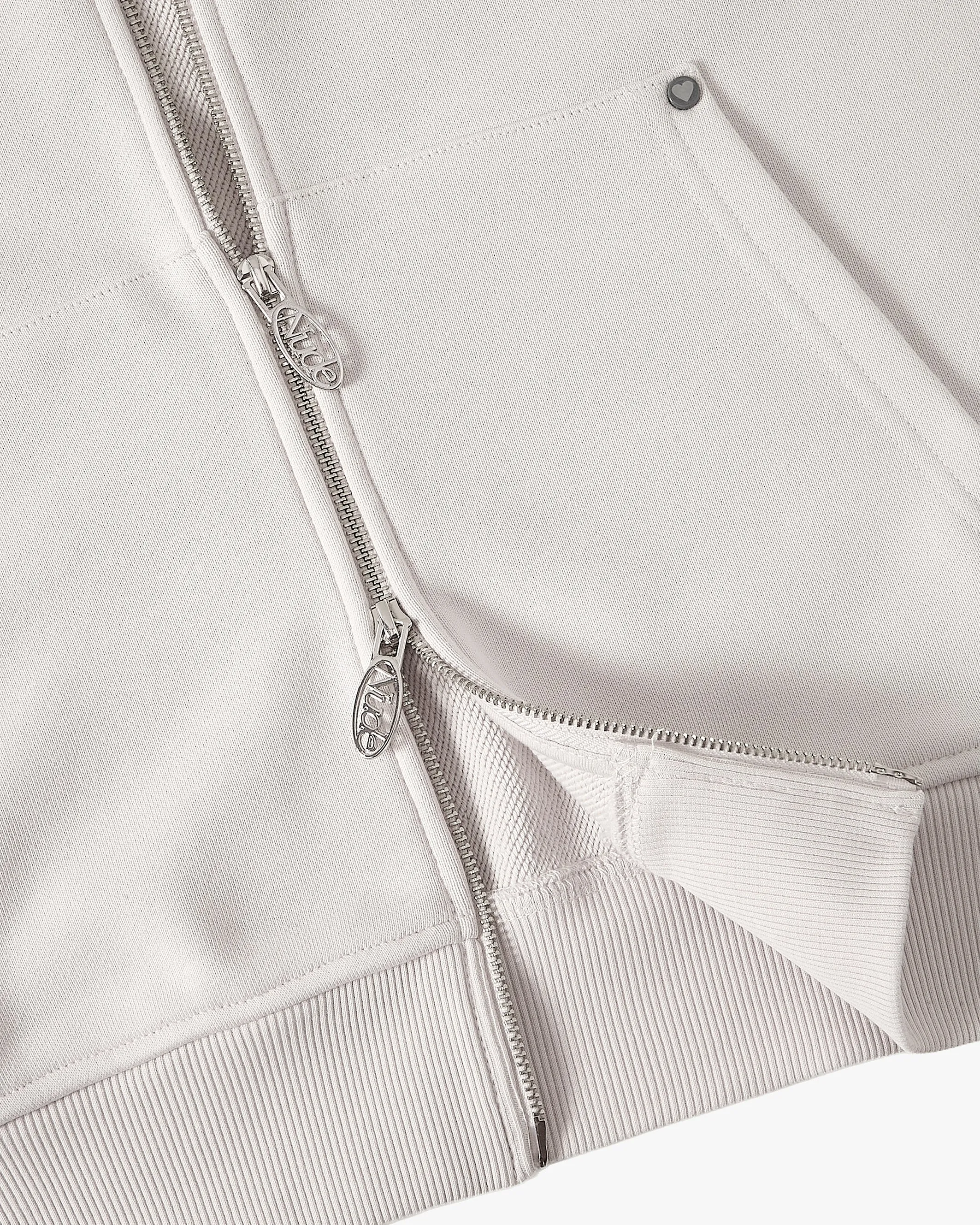 Beast Zip-Up Hoodie Grey sold by Nude Project product image thumbnail 3