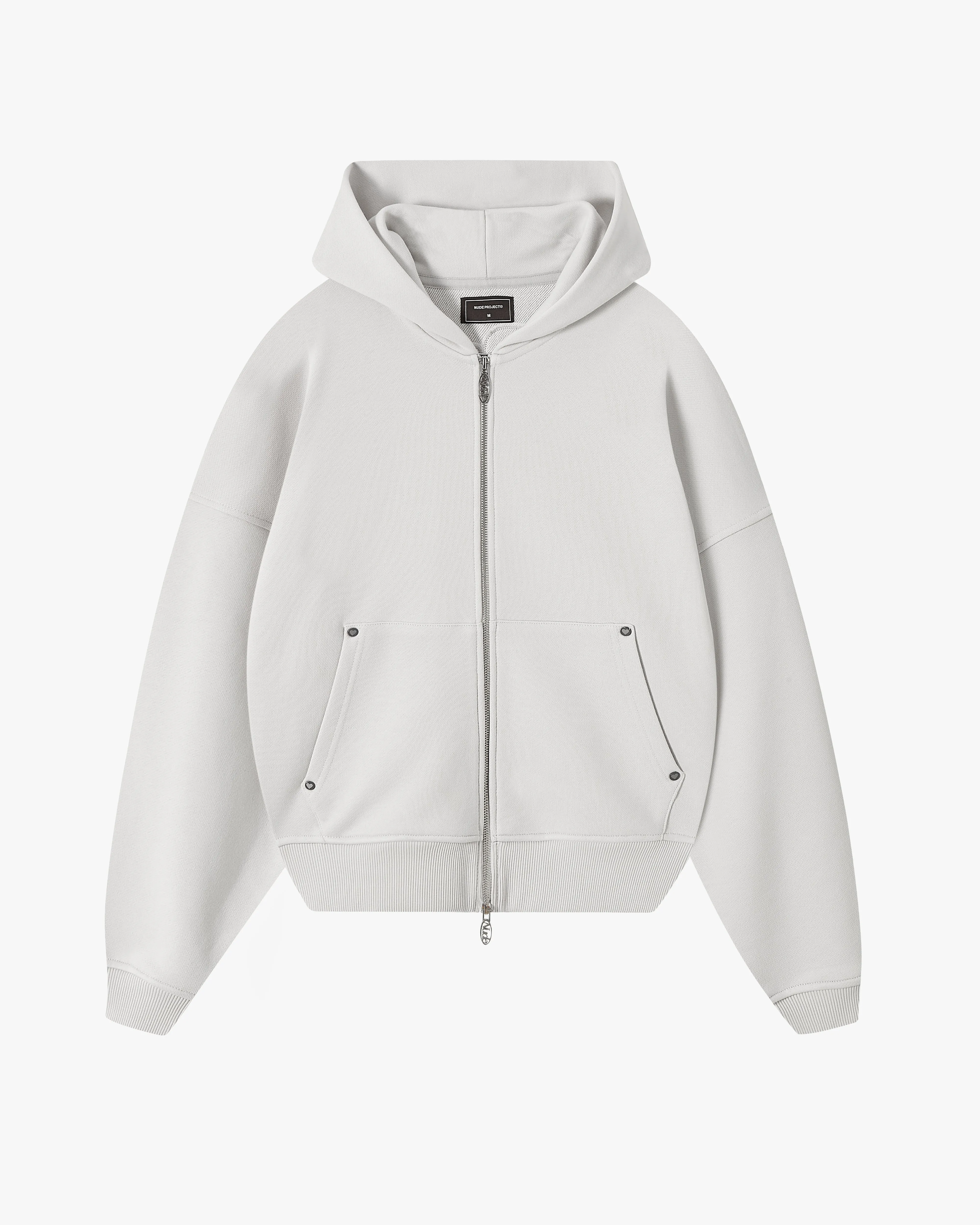 Beast Zip-Up Hoodie Grey sold by Nude Project product image thumbnail 2