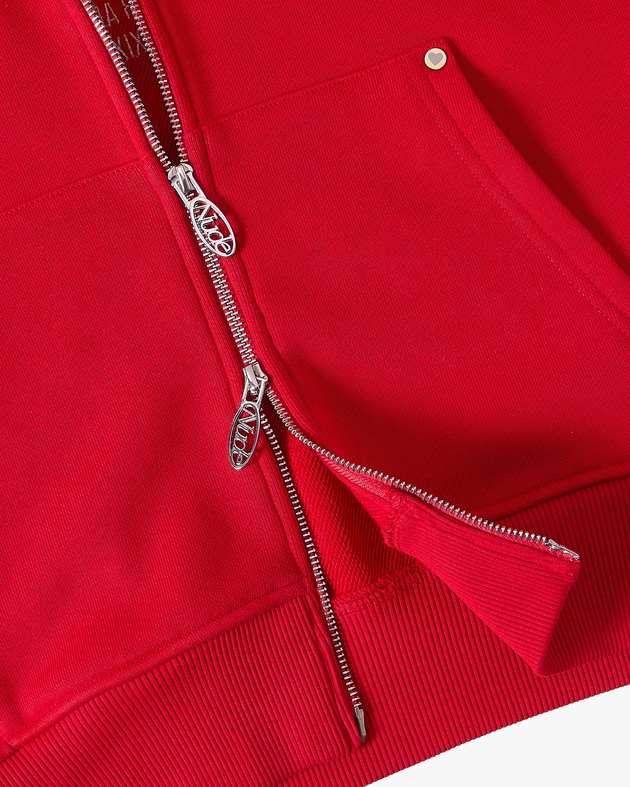 Beast Zip-Up Hoodie Red sold by Nude Project product image thumbnail 3