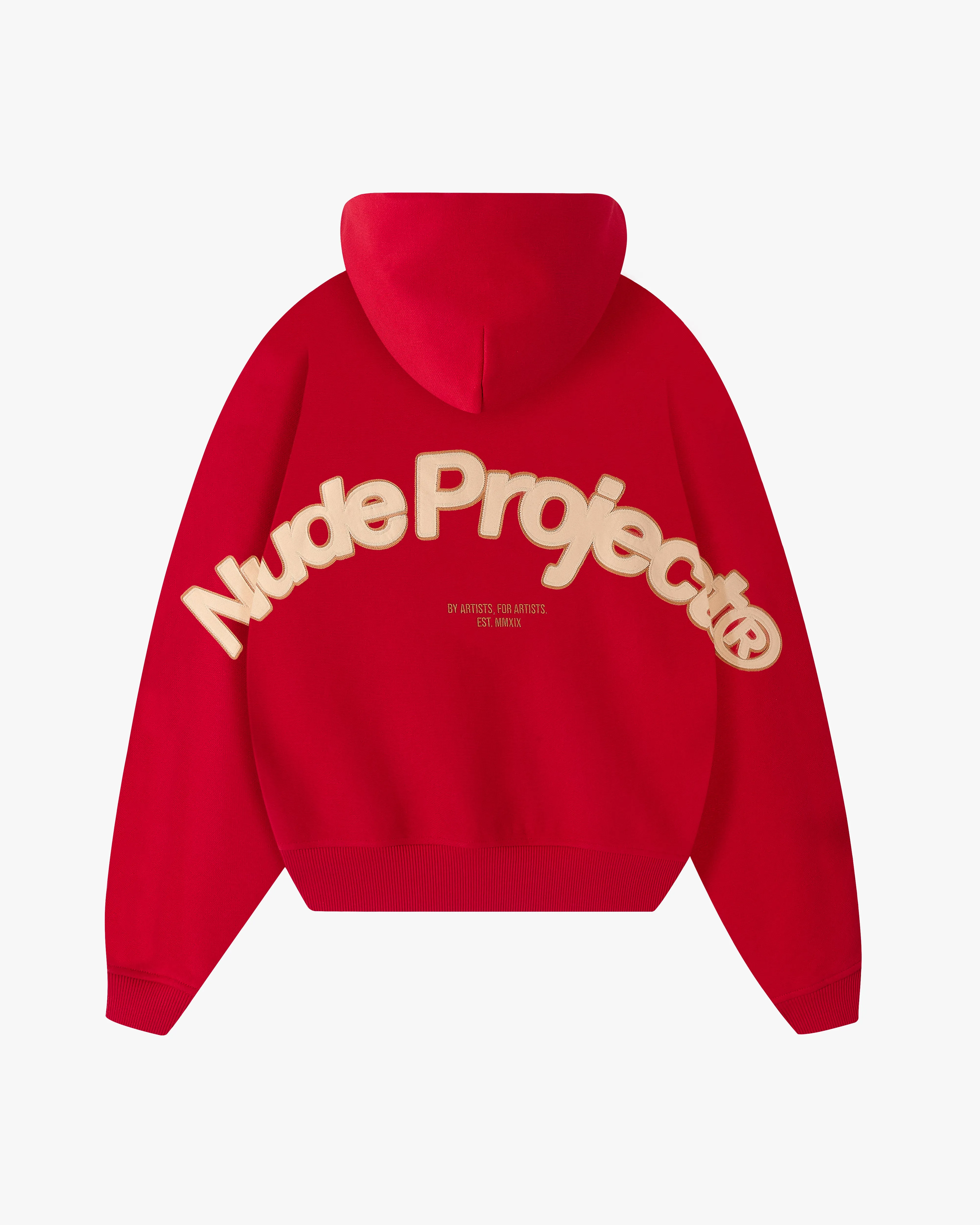 Beast Zip-Up Hoodie Red sold by Nude Project