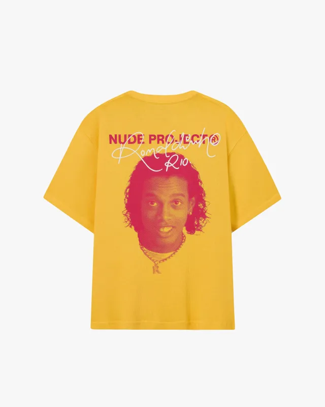 Face Tee Yellow sold by Nude Project