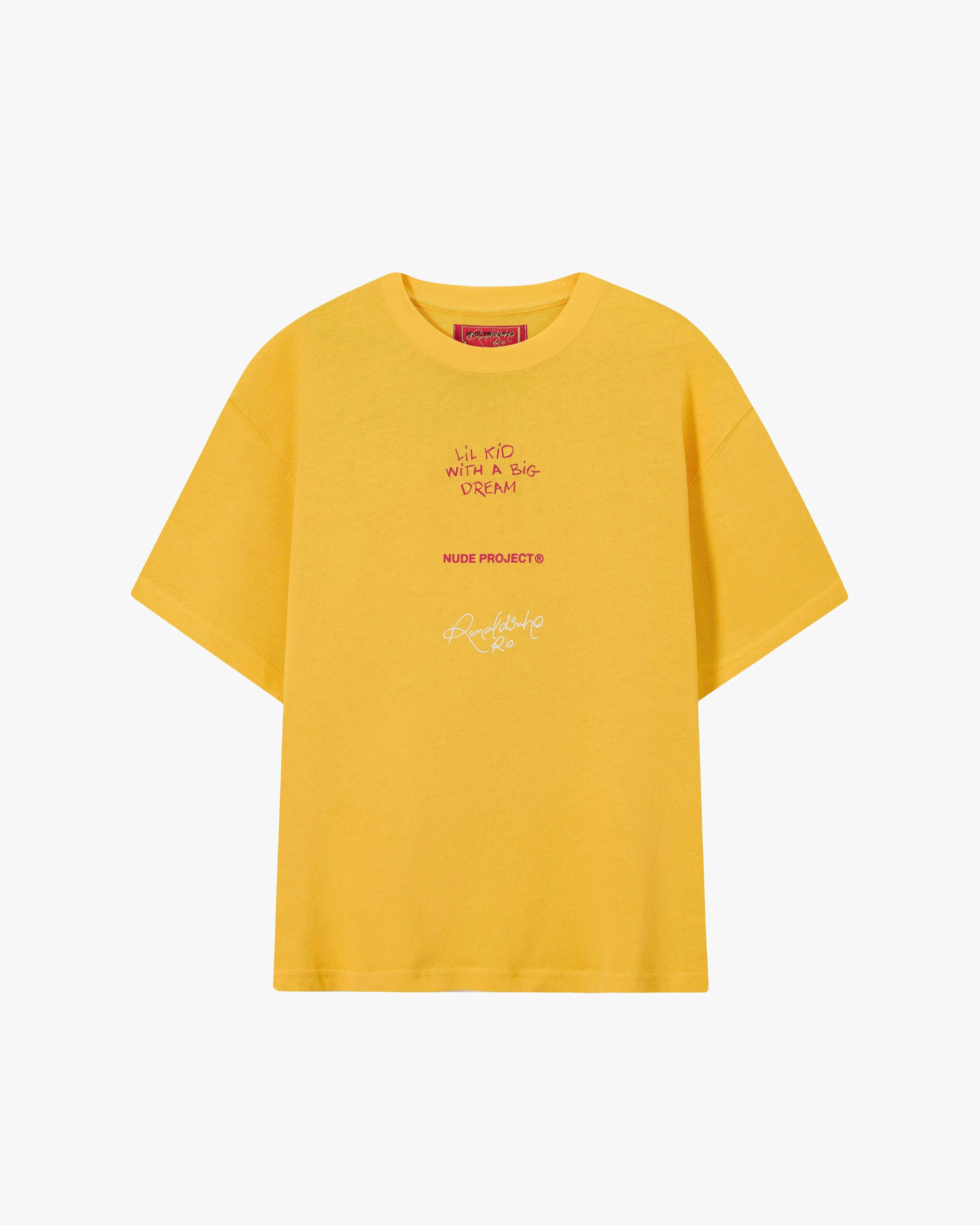 Face Tee Yellow sold by Nude Project product image thumbnail 3