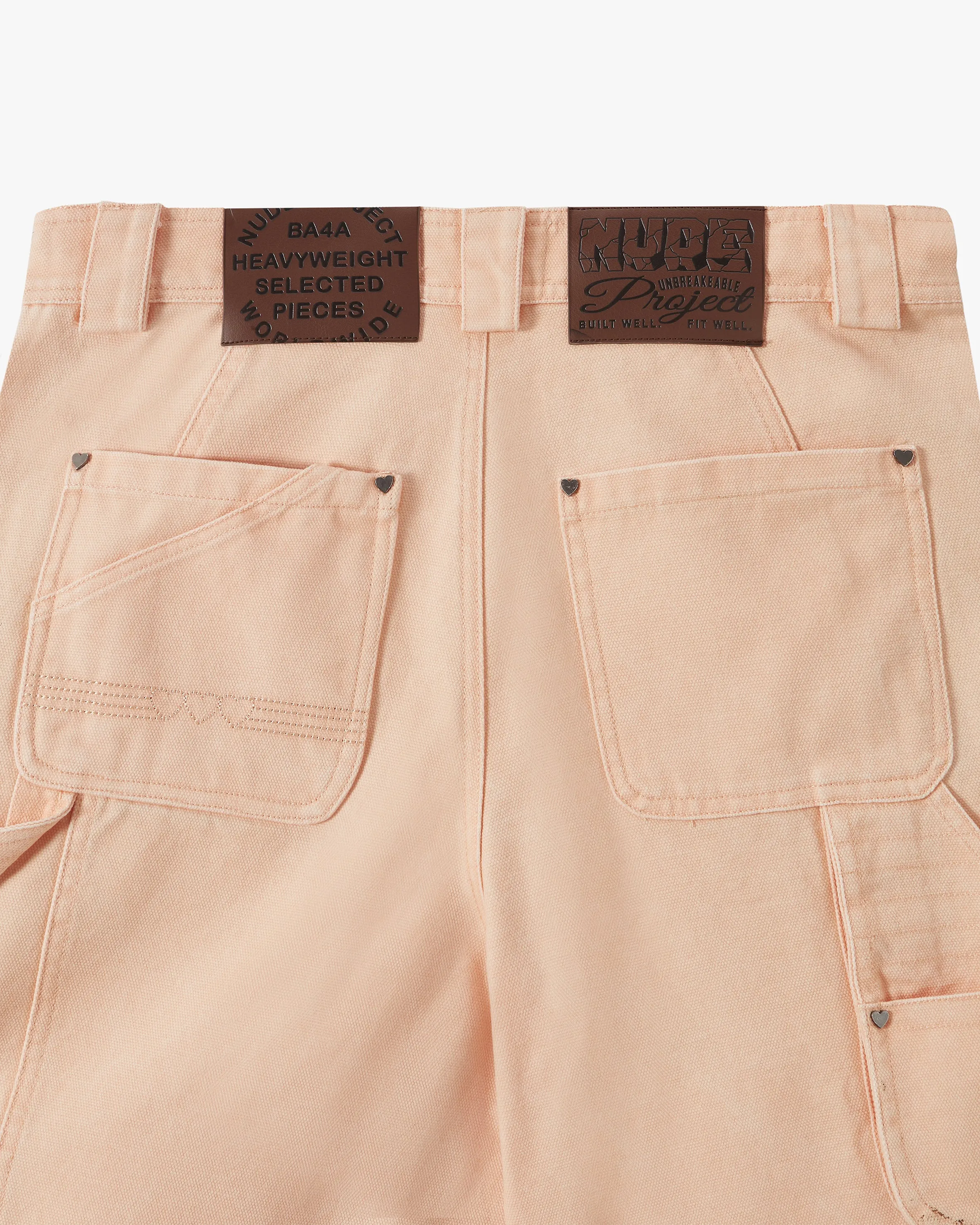 Carpenter Shorts Peach sold by Nude Project product image thumbnail 5