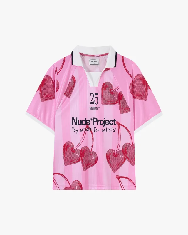 Fantasy Football Tee Pink sold by Nude Project