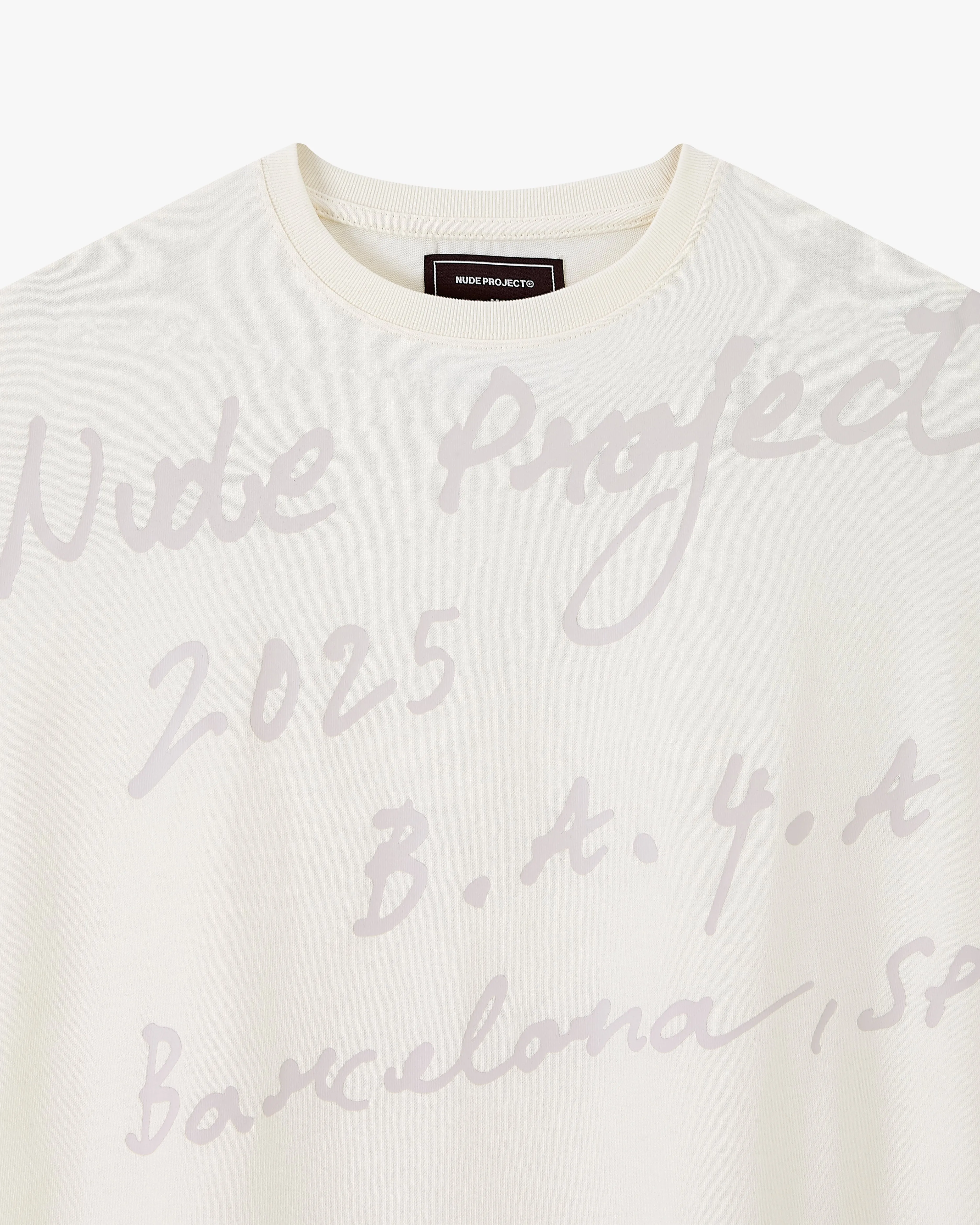 Makro Longsleeve Tee Marshmallow sold by Nude Project product image thumbnail 3