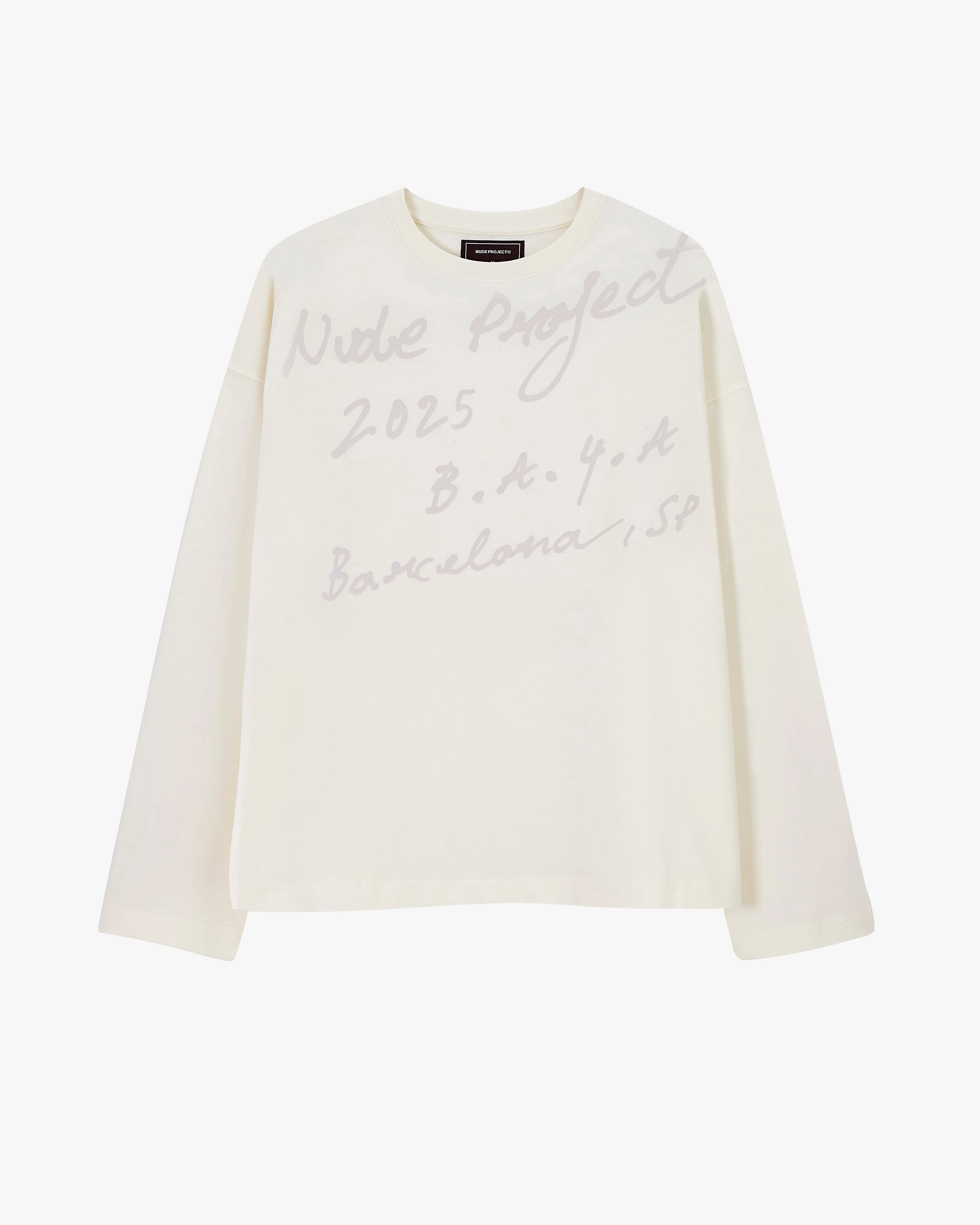 Makro Longsleeve Tee Marshmallow sold by Nude Project