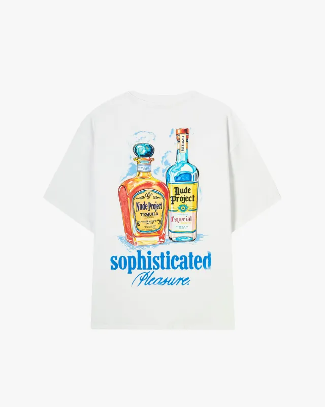 Pleasures Tee White sold by Nude Project