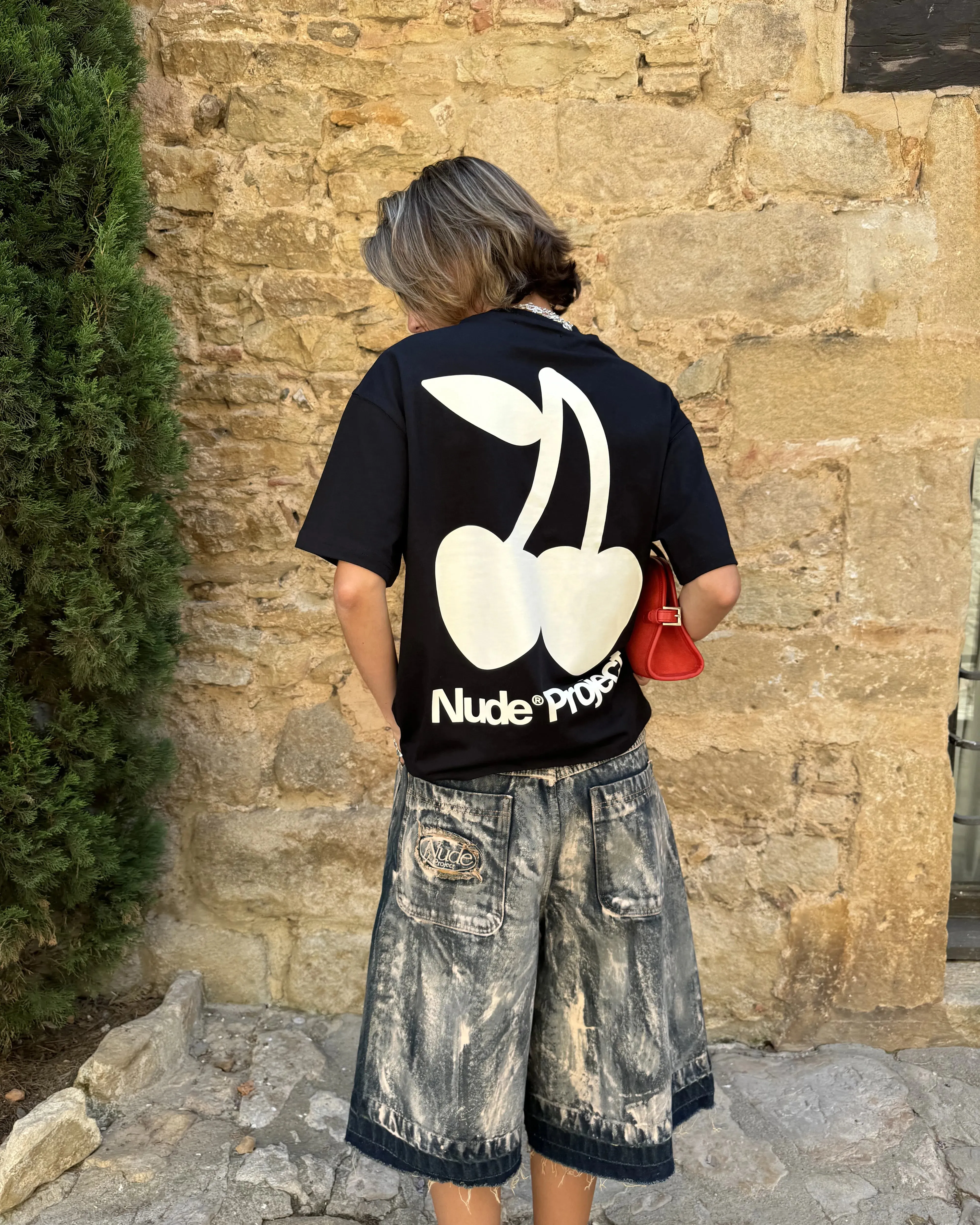 Cherry Logo Tee Black sold by Nude Project product image thumbnail 2