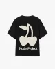 Cherry Logo Tee Black sold by Nude Project
