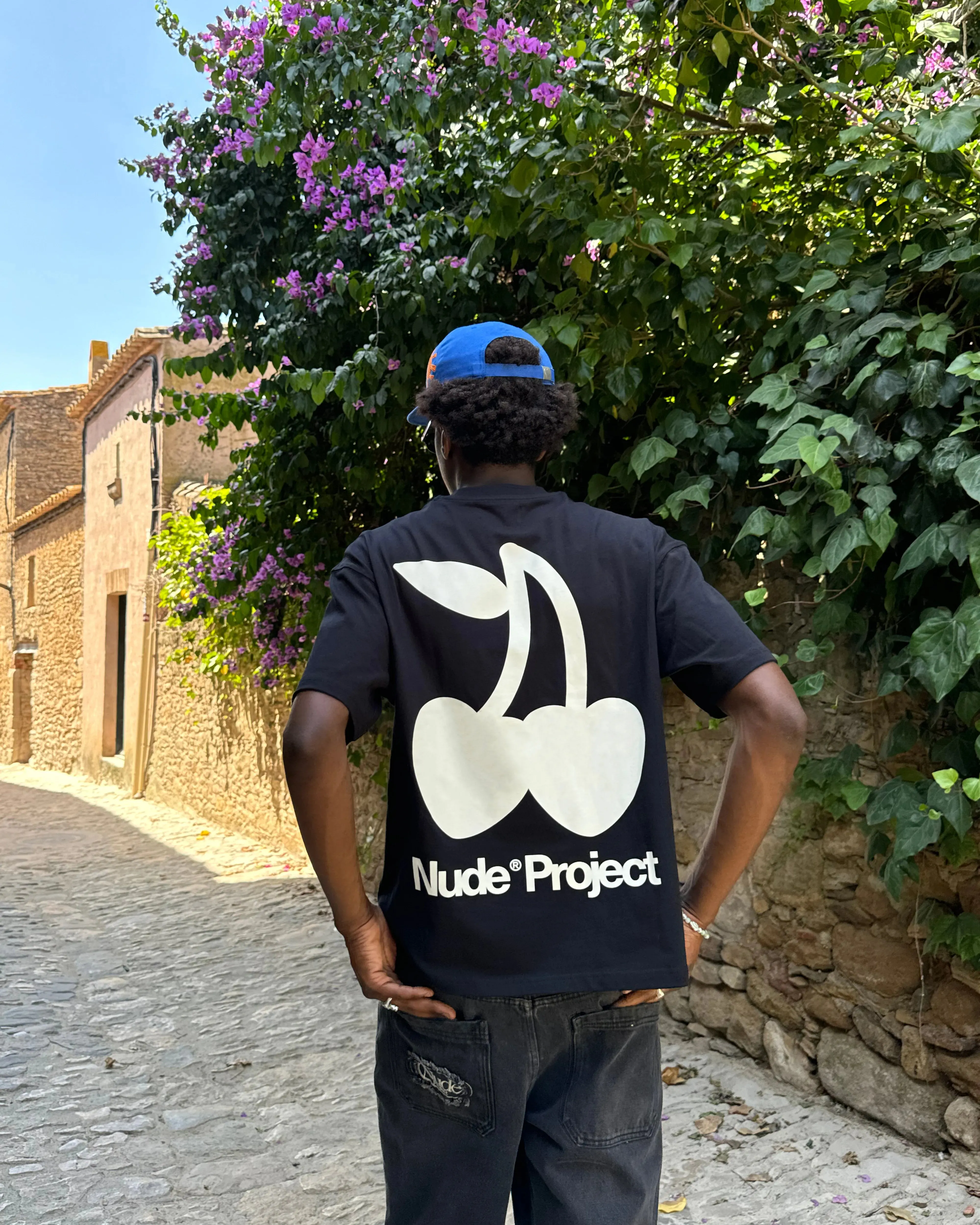 Cherry Logo Tee Black sold by Nude Project product image thumbnail 3