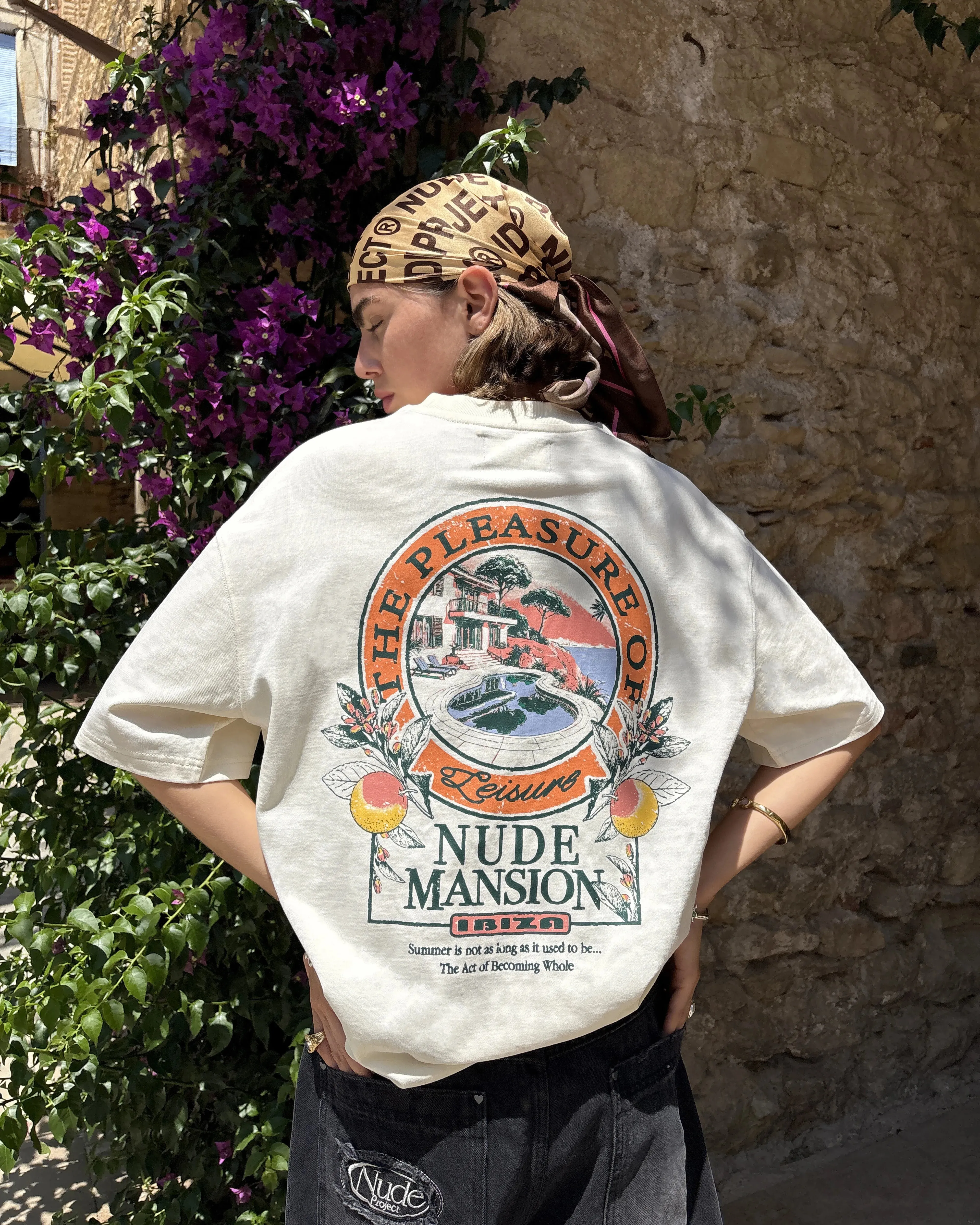 Mansion Tee Marshmallow sold by Nude Project product image thumbnail 3