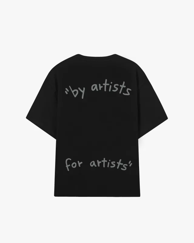 Motto Tee Black sold by Nude Project