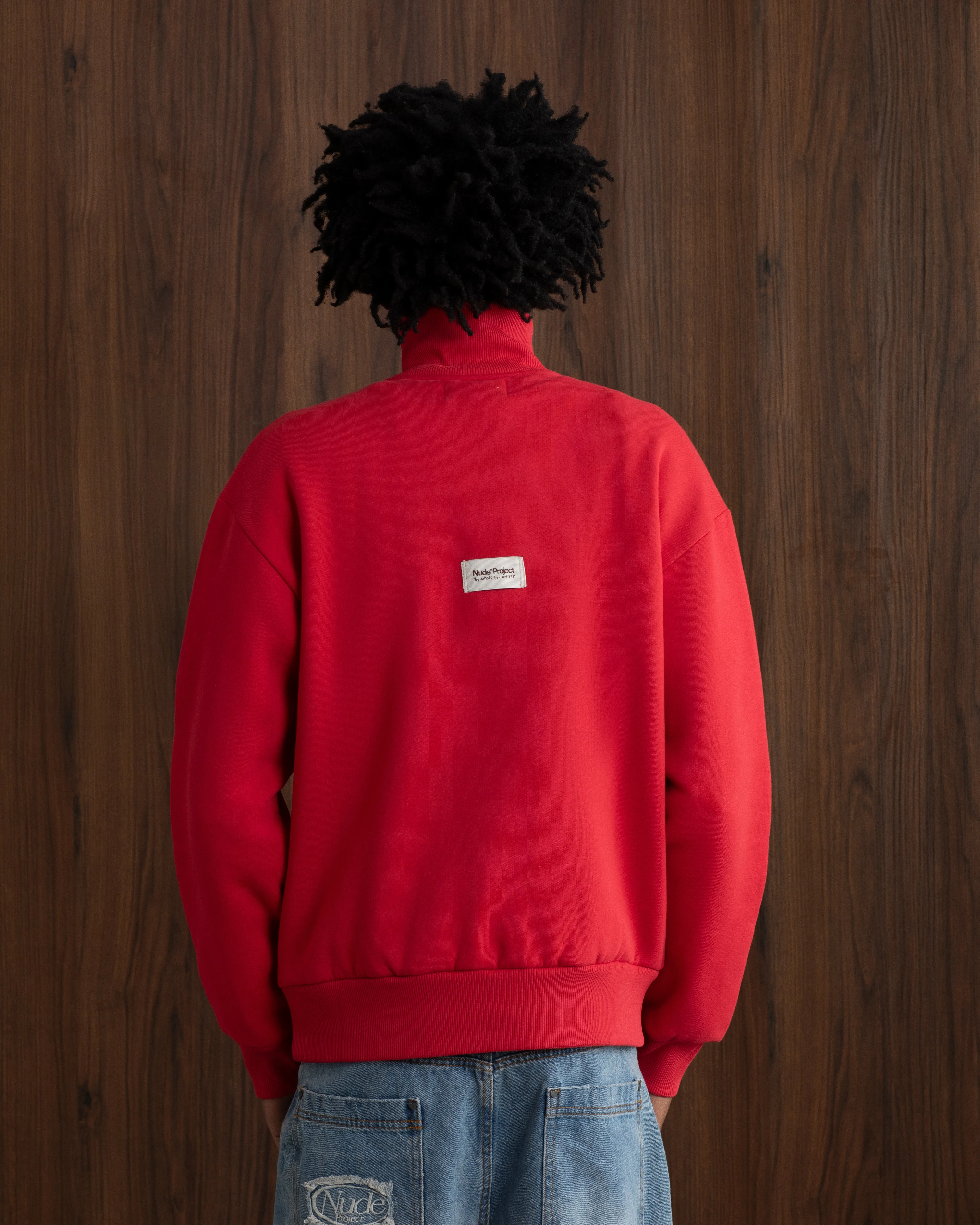 Origins Quarter-Zip Red sold by Nude Project product image thumbnail 5