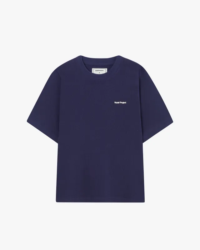 Origins Tee Navy sold by Nude Project