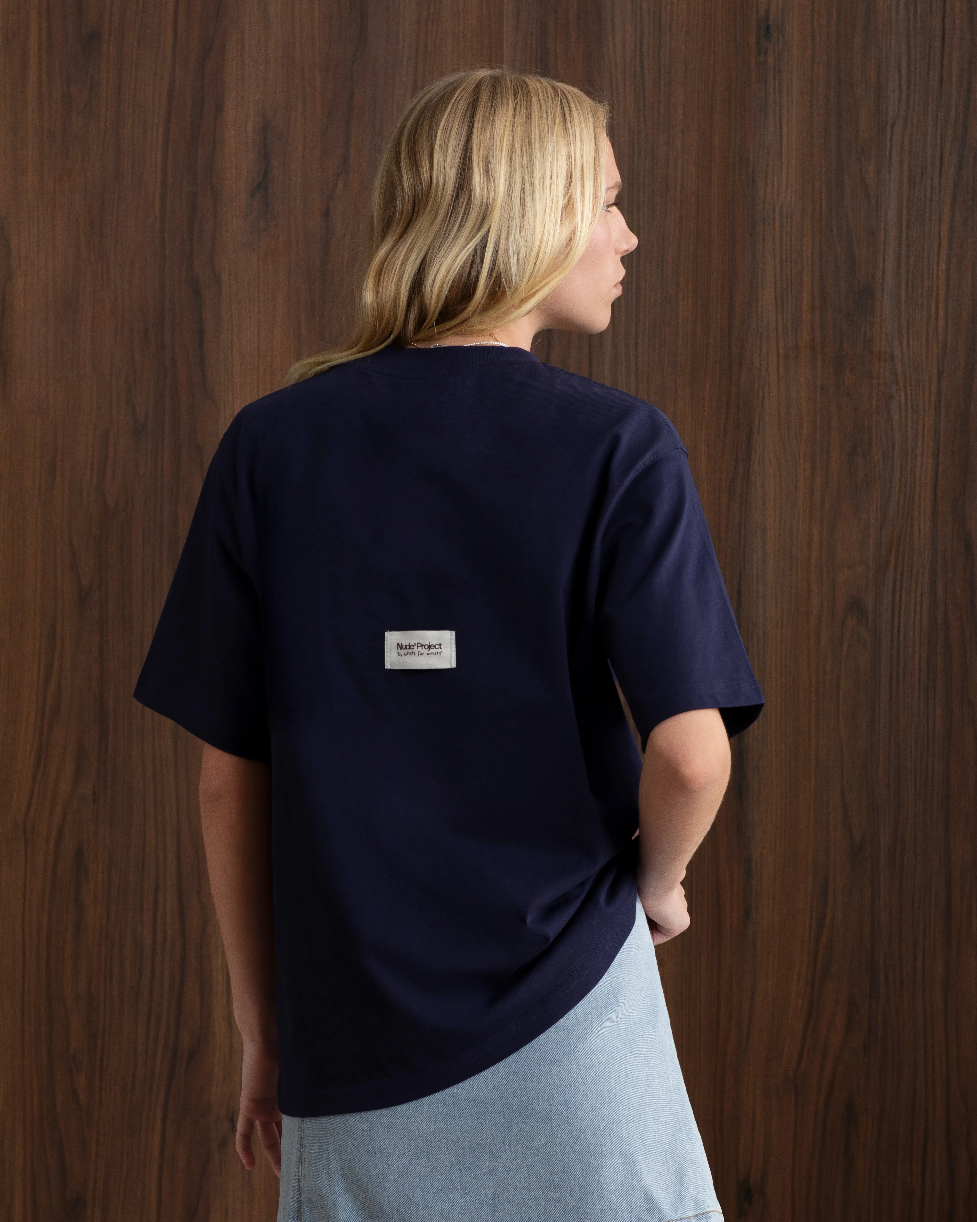 Origins Tee Navy sold by Nude Project product image thumbnail 5