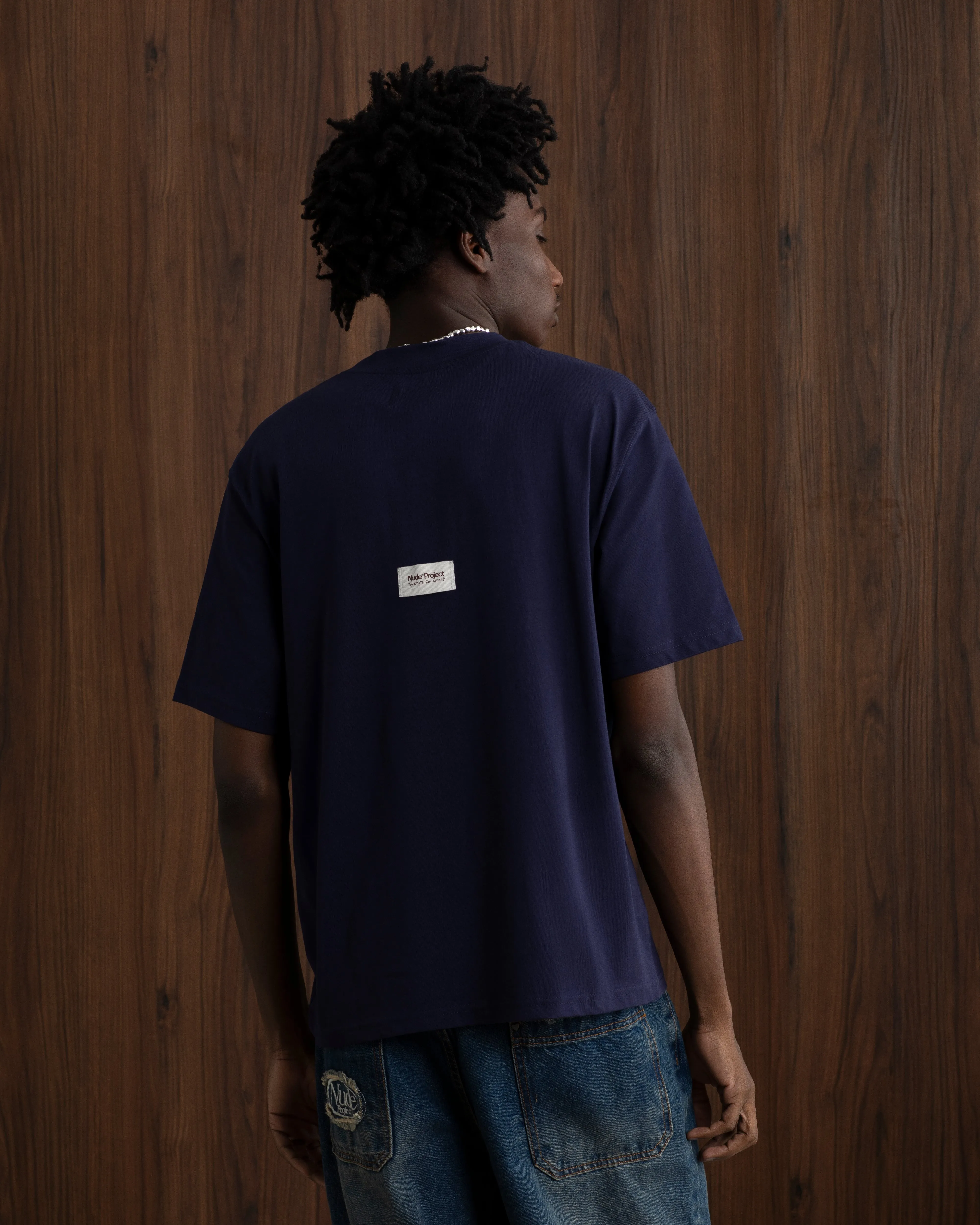 Origins Tee Navy sold by Nude Project product image thumbnail 4