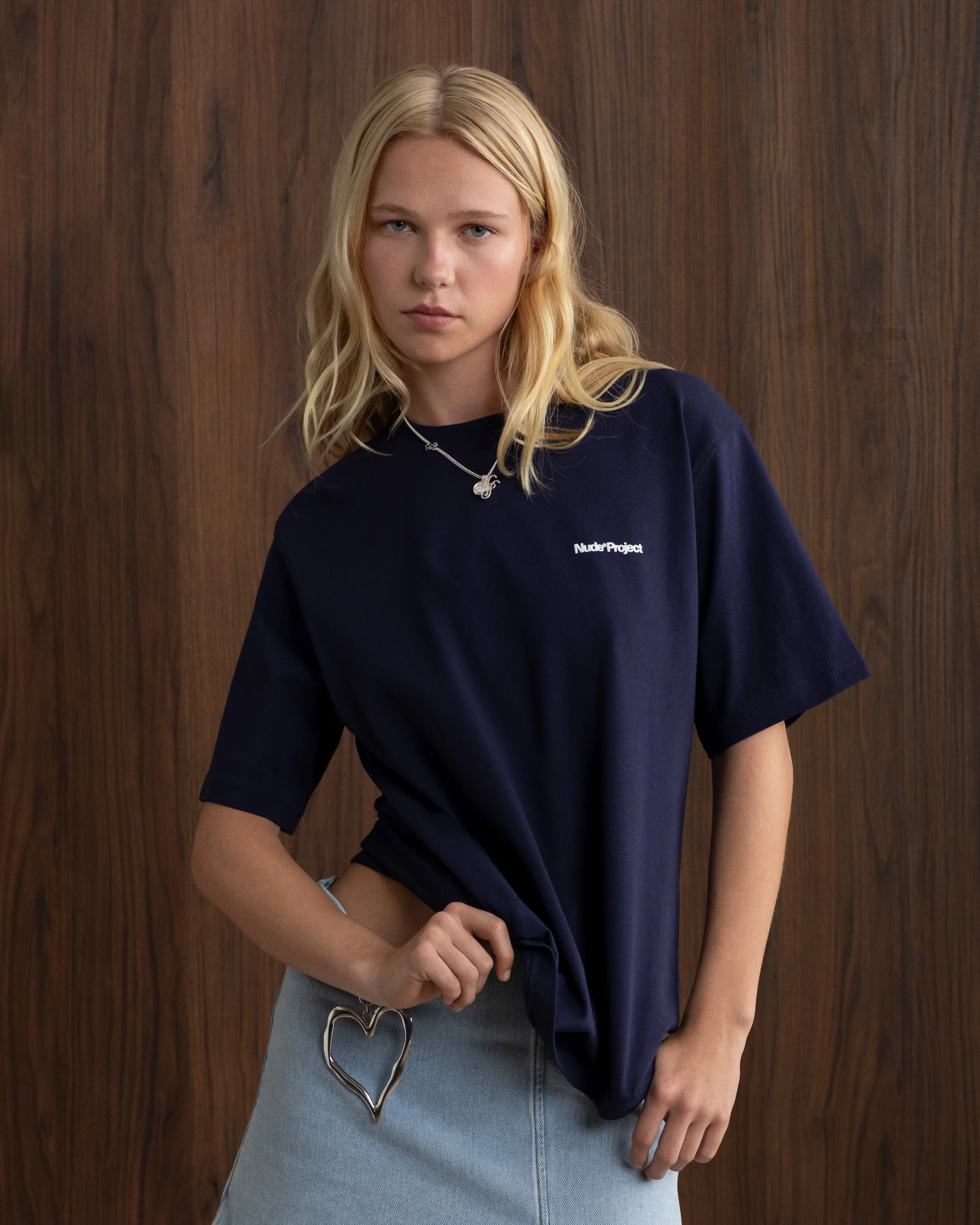 Origins Tee Navy sold by Nude Project product image thumbnail 3