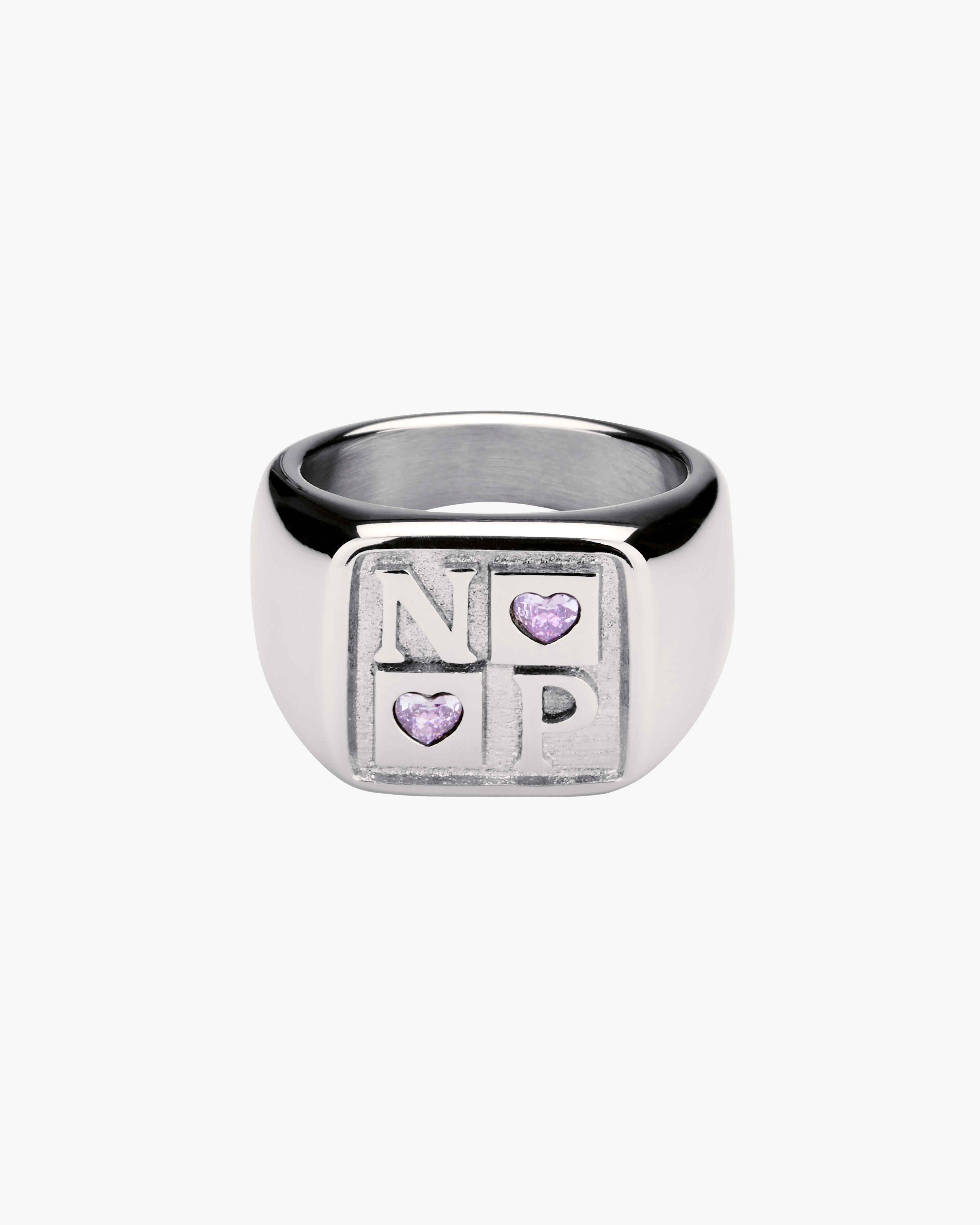 CHESS RING SILVER sold by Nude Project