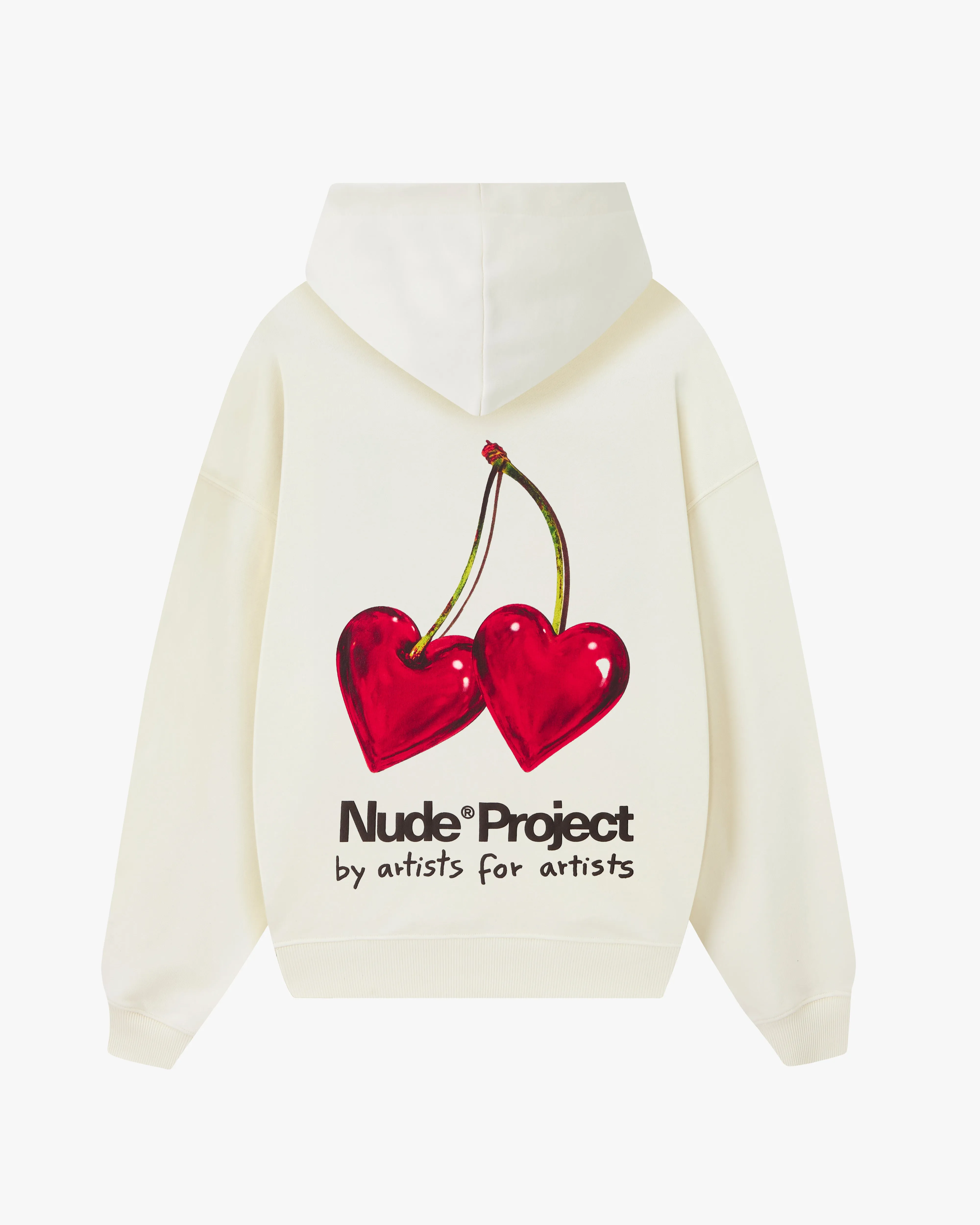 Juicy Cherry Hoodie Marshmallow sold by Nude Project
