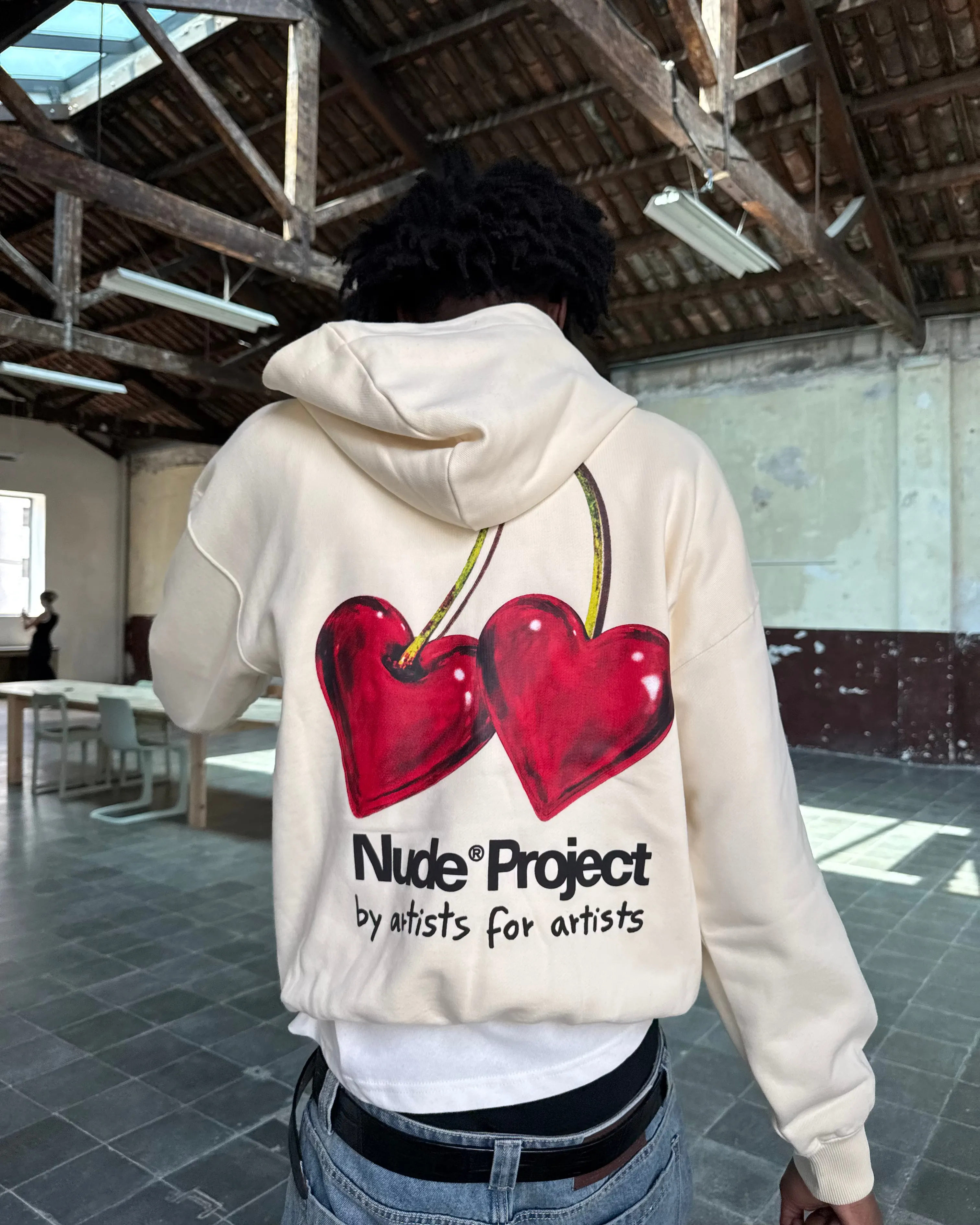 Juicy Cherry Hoodie Marshmallow sold by Nude Project product image thumbnail 2