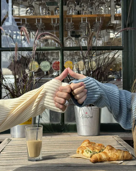 Wavy Knit Sweater Blue sold by Nude Project product image thumbnail 5