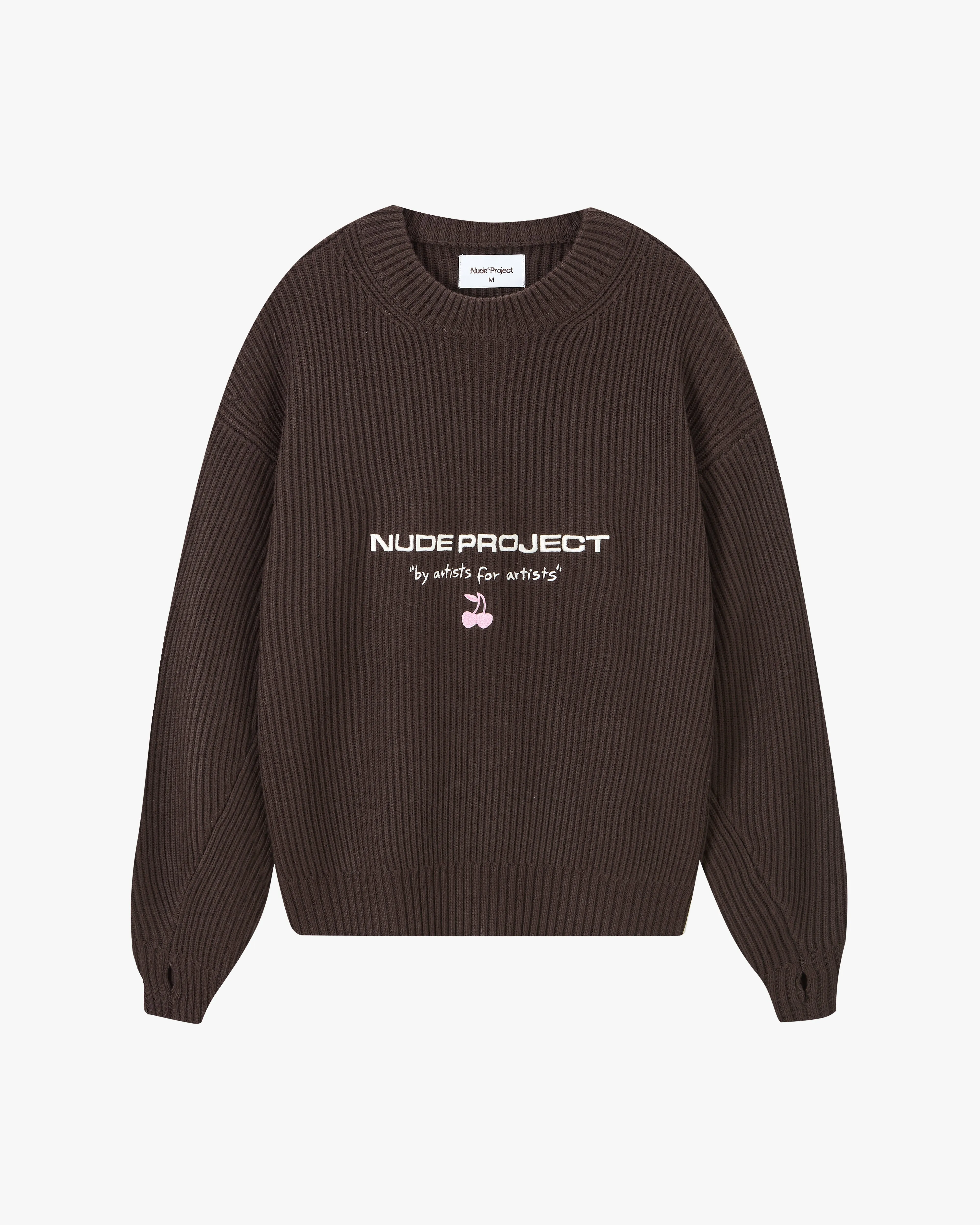 Wavy Knit Sweater Brown sold by Nude Project