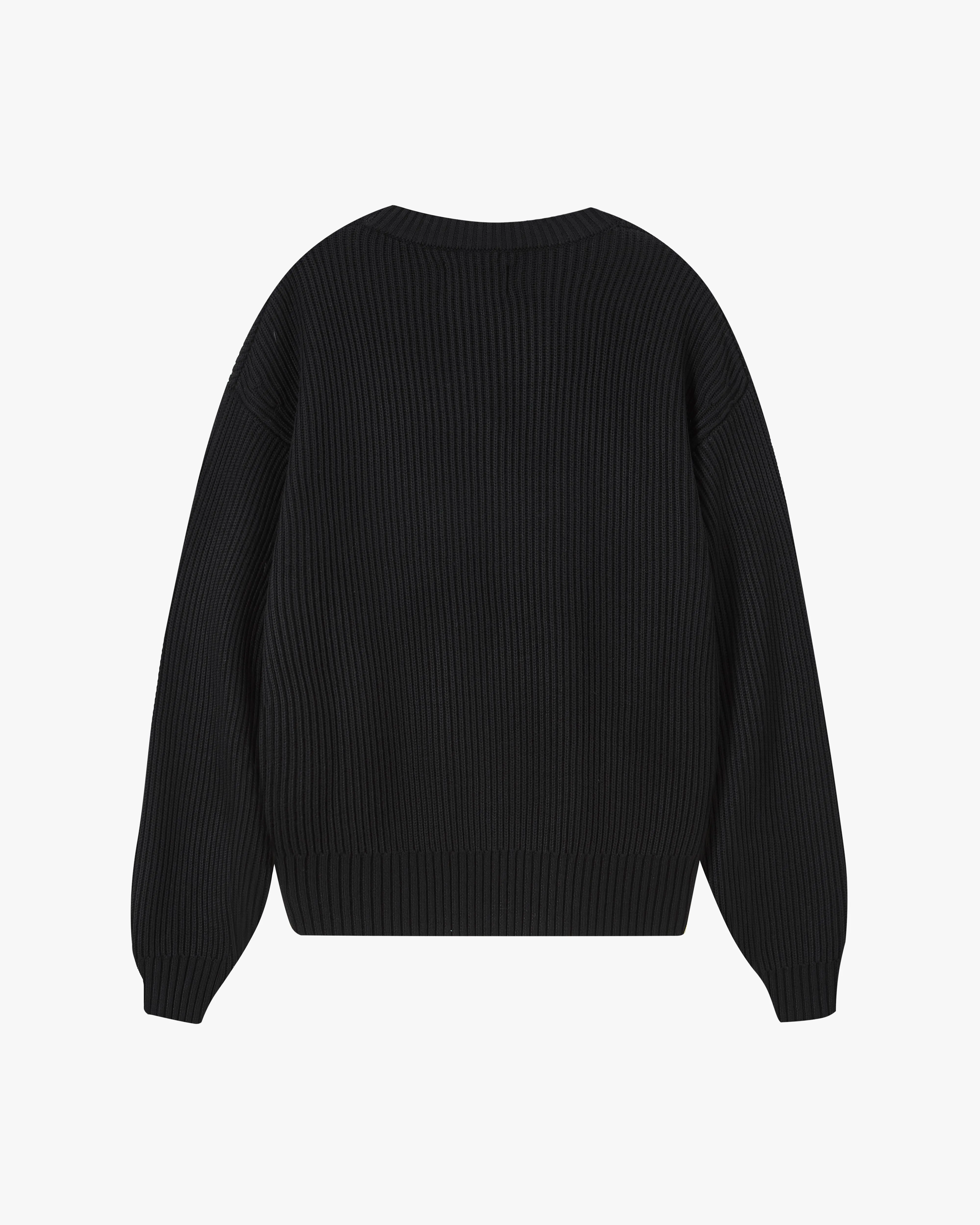 Wavy Knit Sweater Black sold by Nude Project product image thumbnail 5