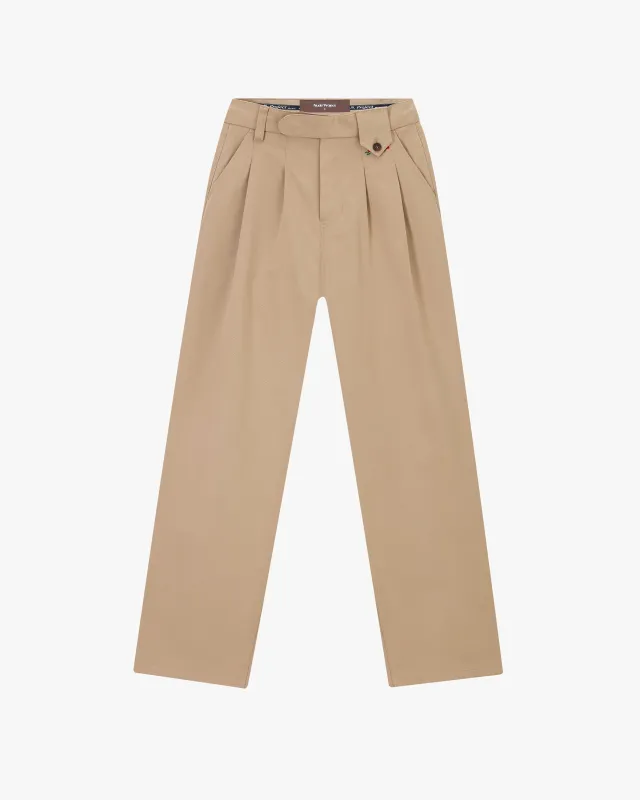 Vinyl Chino Pants Cream sold by Nude Project