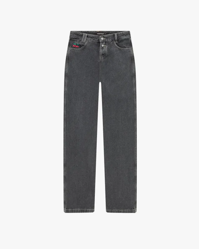 Basic Straight Jeans Black sold by Nude Project