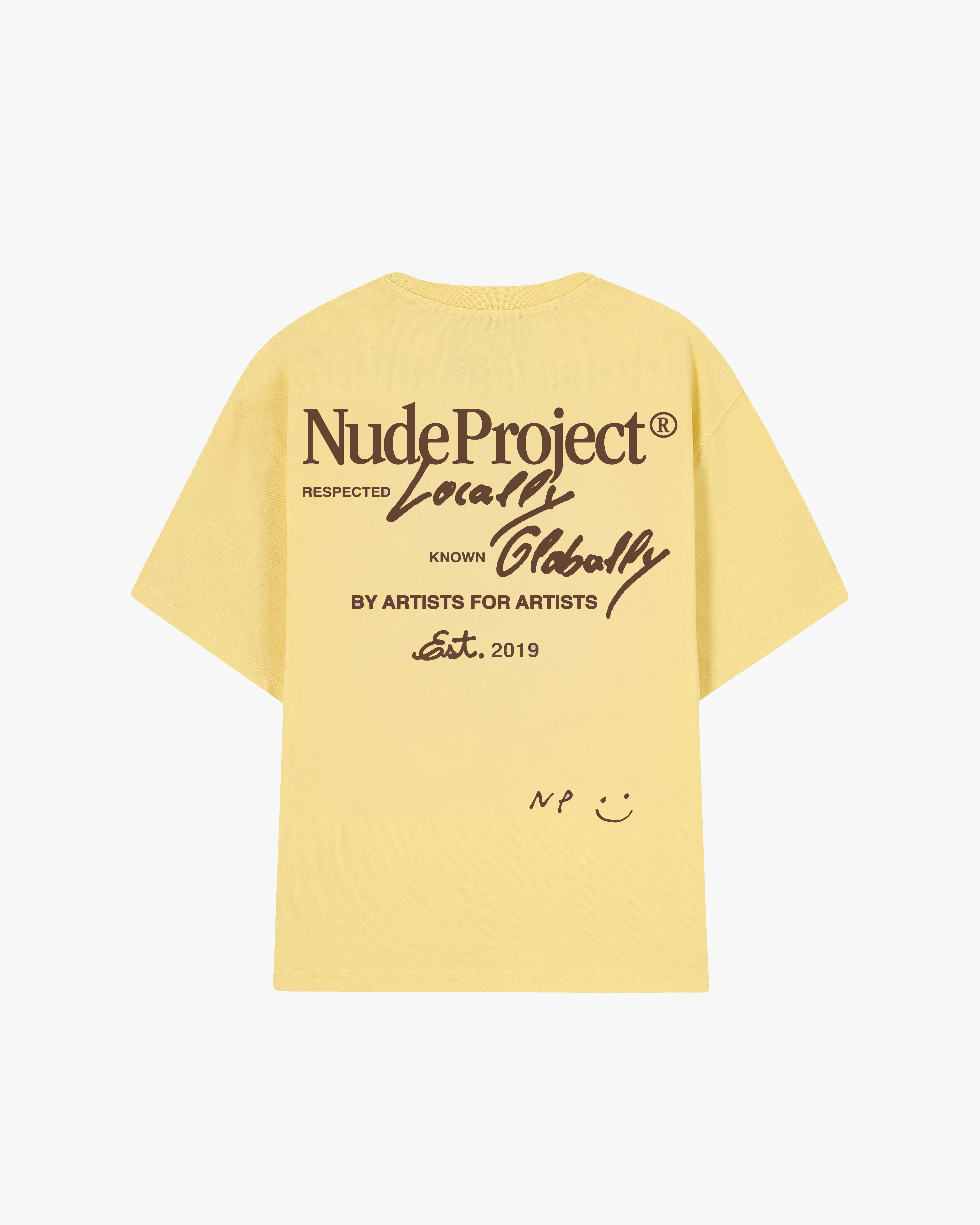 Global Soon Tee Yellow sold by Nude Project