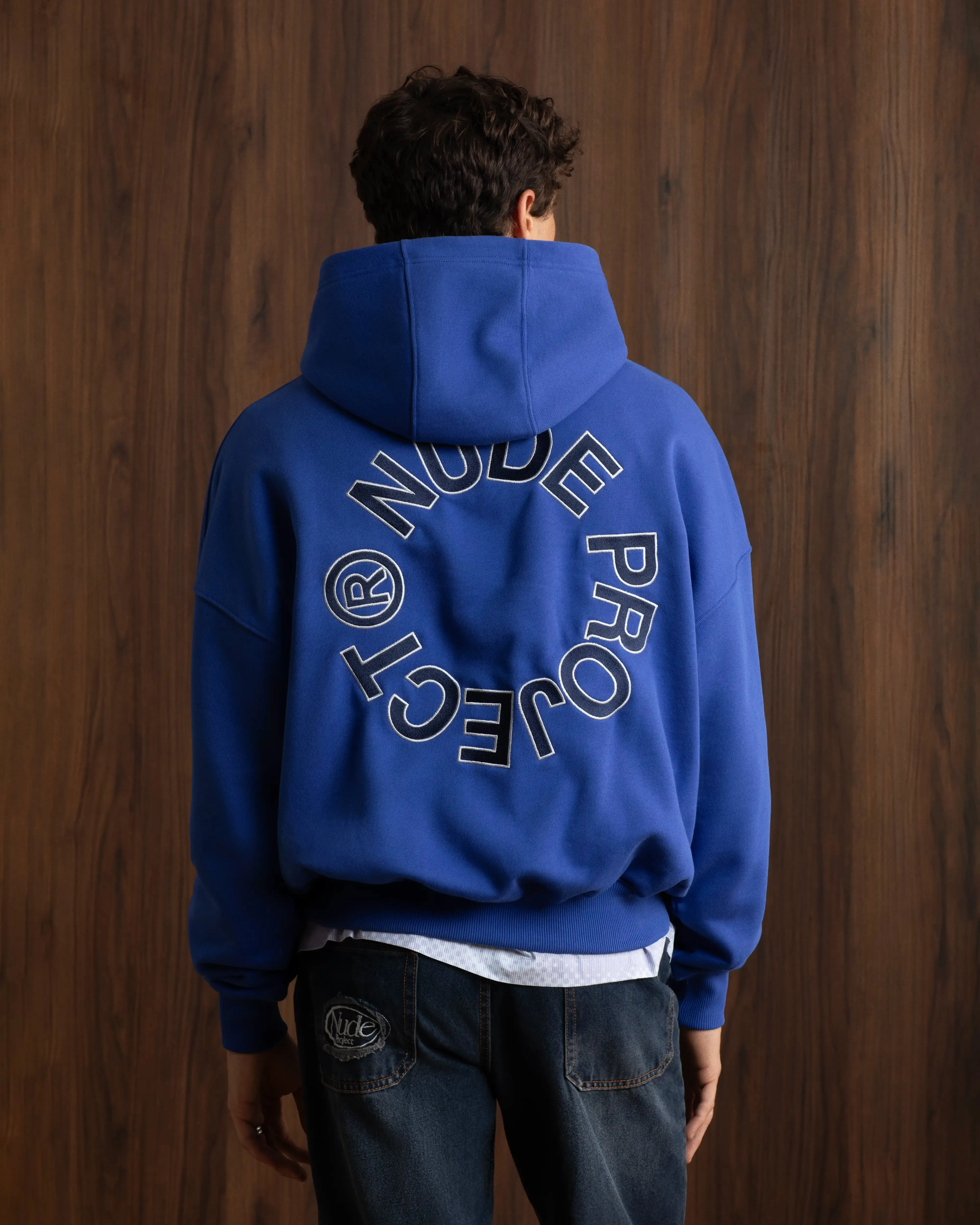 Kory Boxy Hoodie Blue sold by Nude Project product image thumbnail 3
