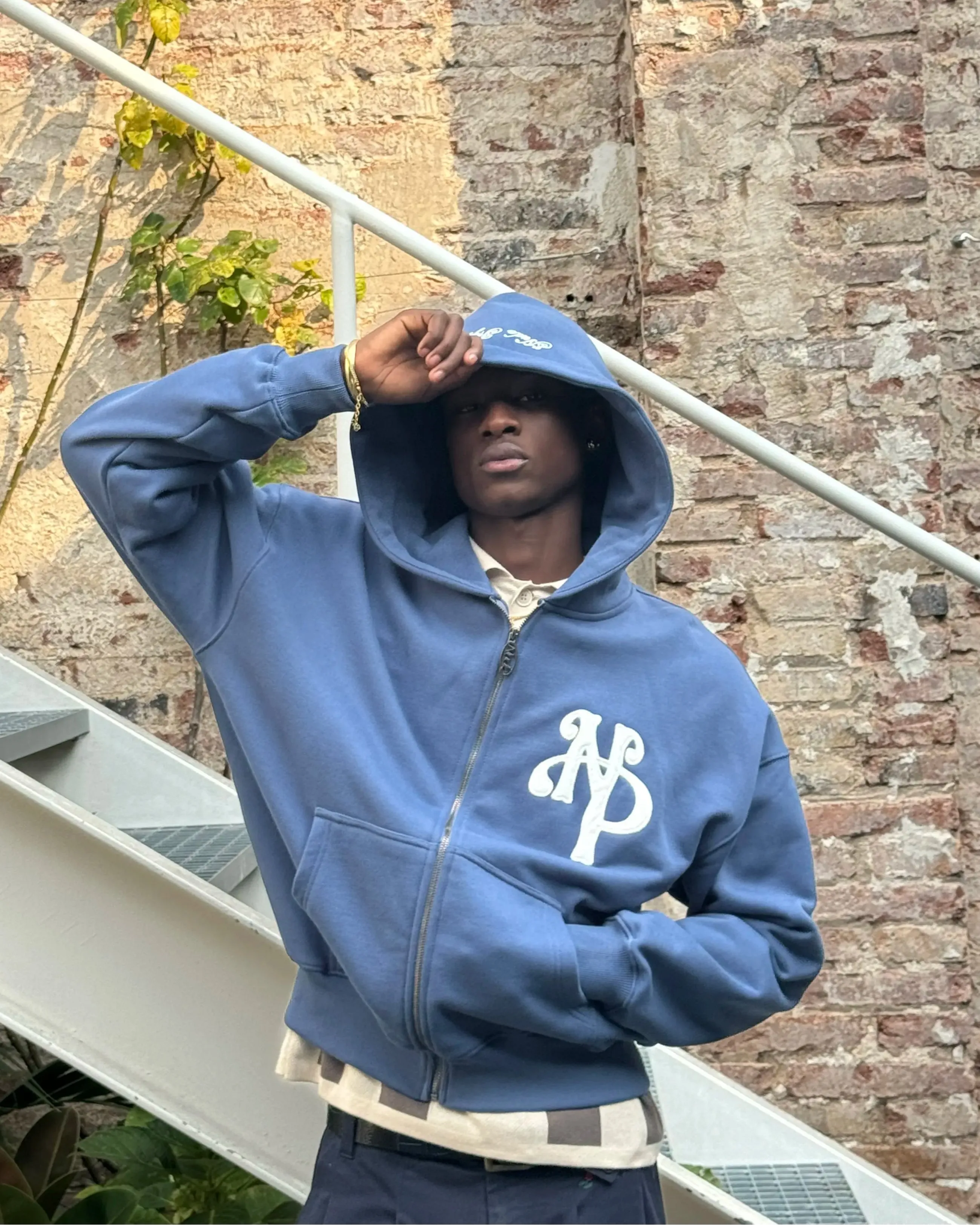 Kill Bill Zip-Up Hoodie Indigo sold by Nude Project product image thumbnail 2