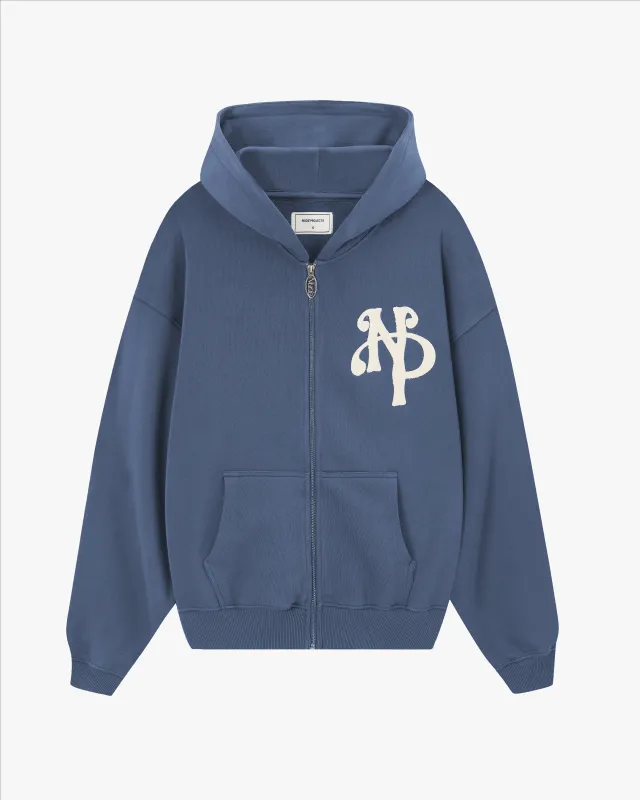 Kill Bill Zip-Up Hoodie Indigo sold by Nude Project