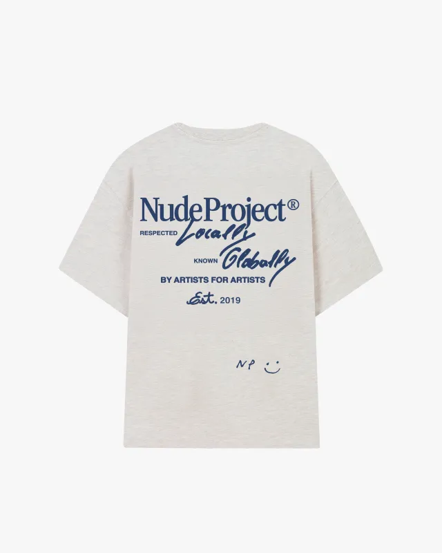 Global Soon Tee Grey made by Nude Project