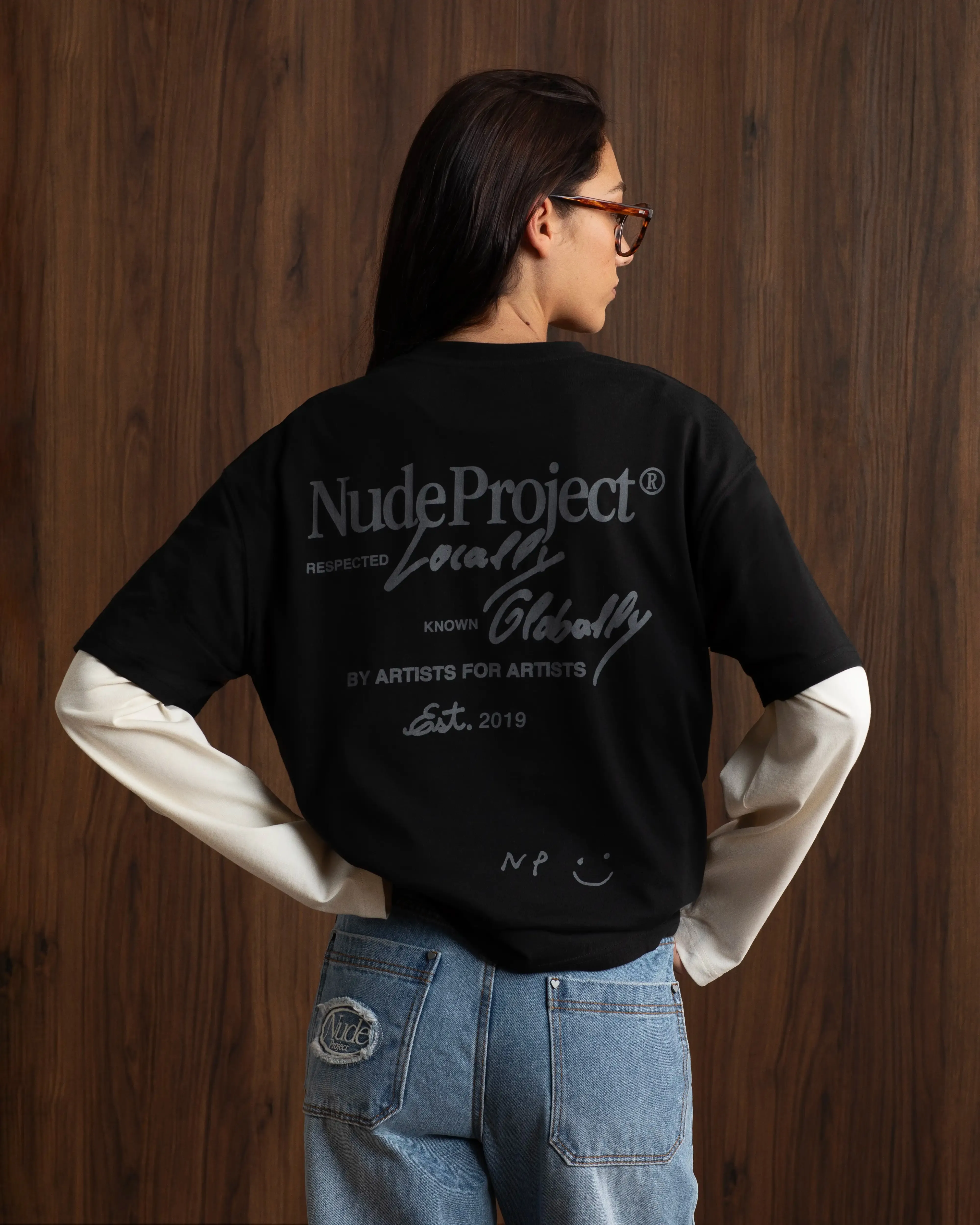Global Soon Tee Black sold by Nude Project product image thumbnail 3