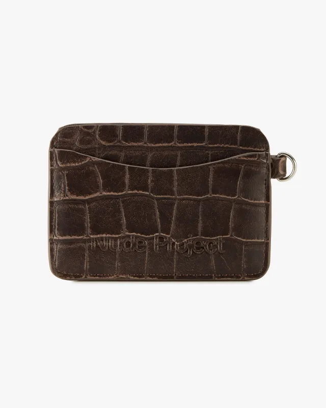 Aurea Cardholder Brown sold by Nude Project
